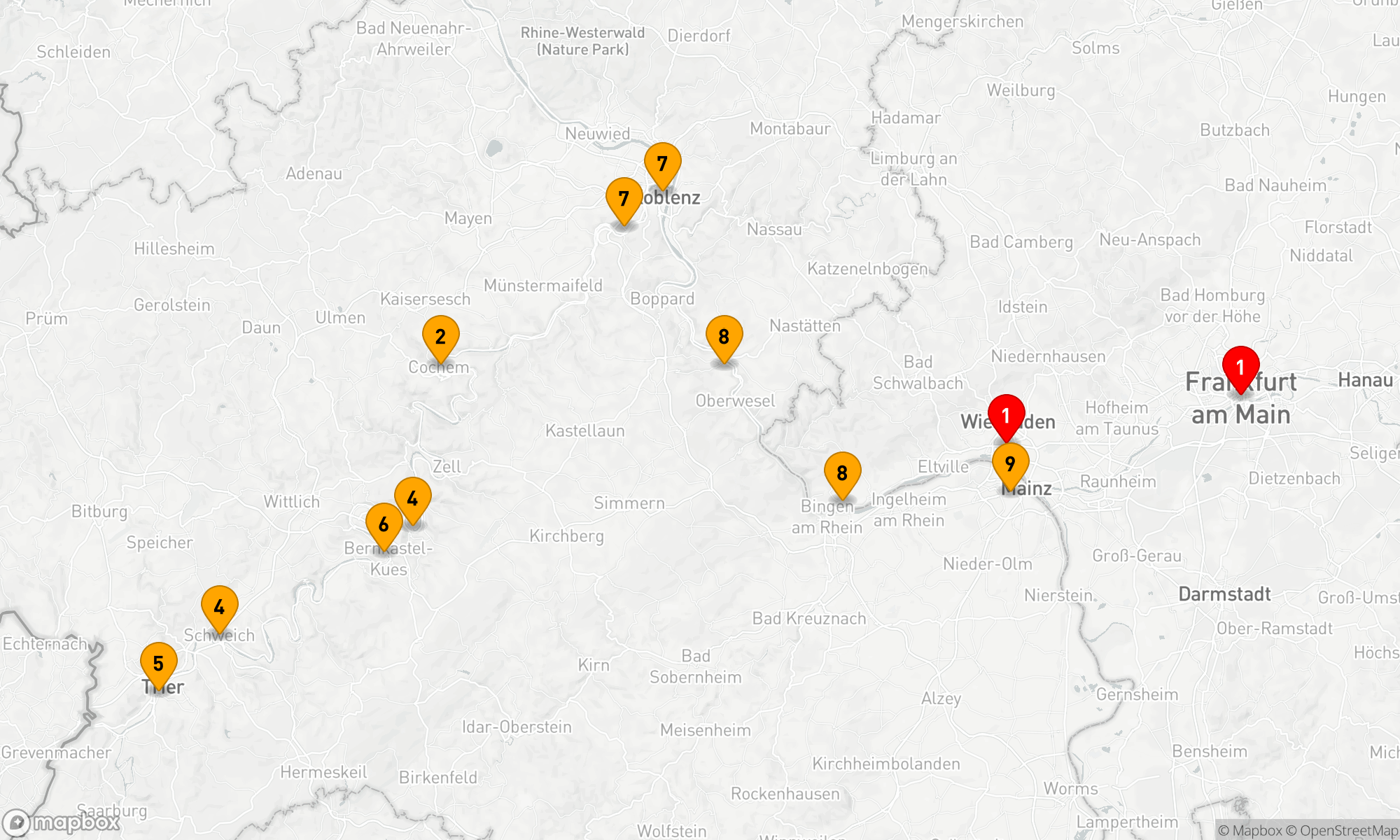 Route 9 Nächte - Verträumte Mosel
