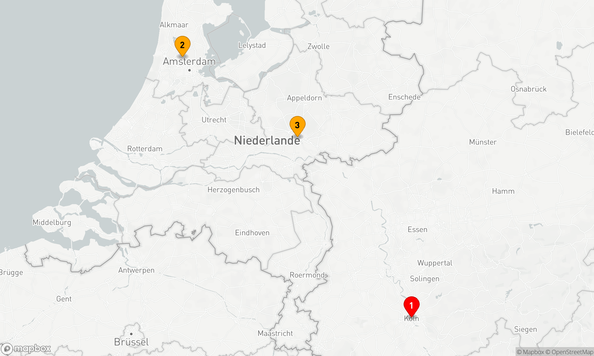 Route 3 Nächte - Charmantes Amsterdam