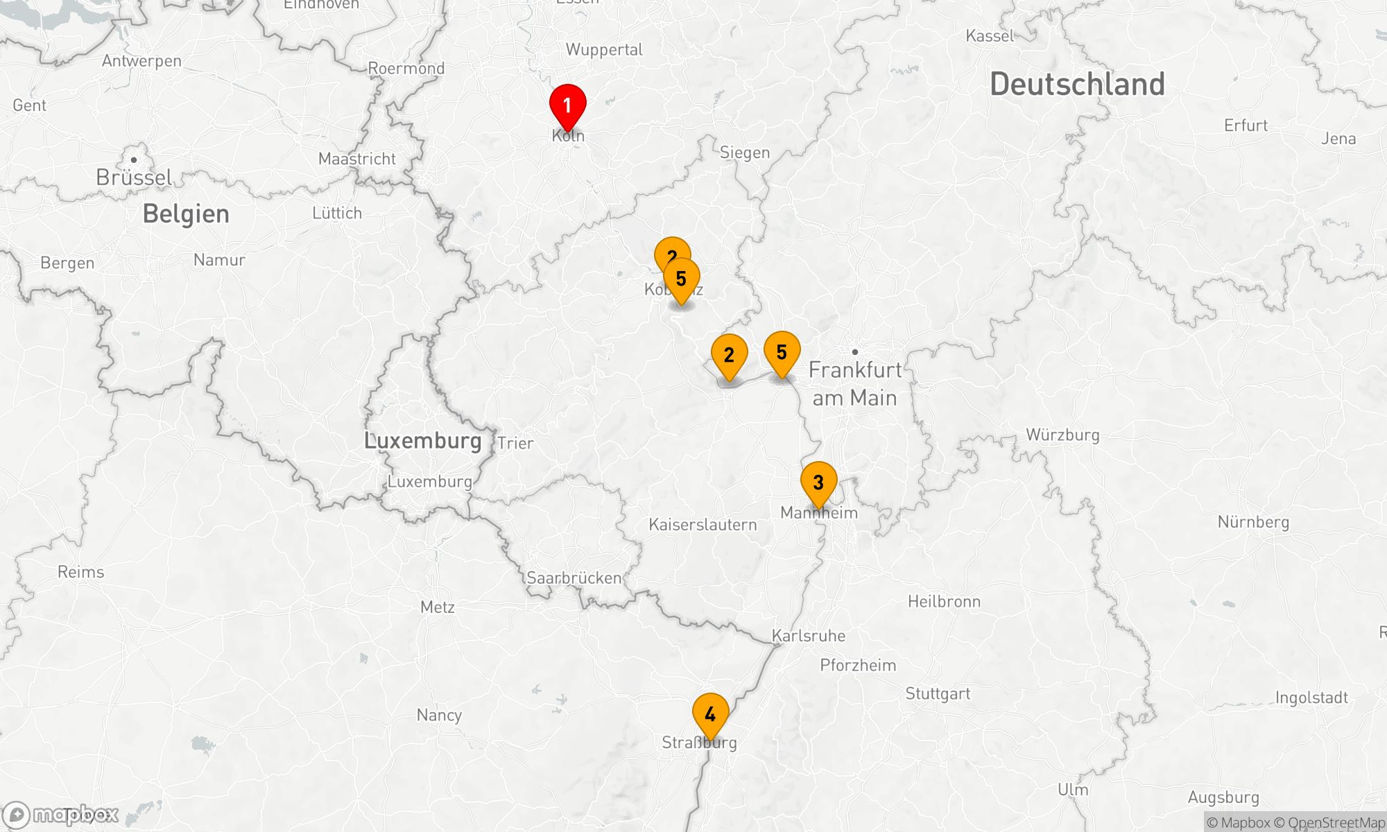 Route 5 Nächte - Schnuperreise Straßburg
