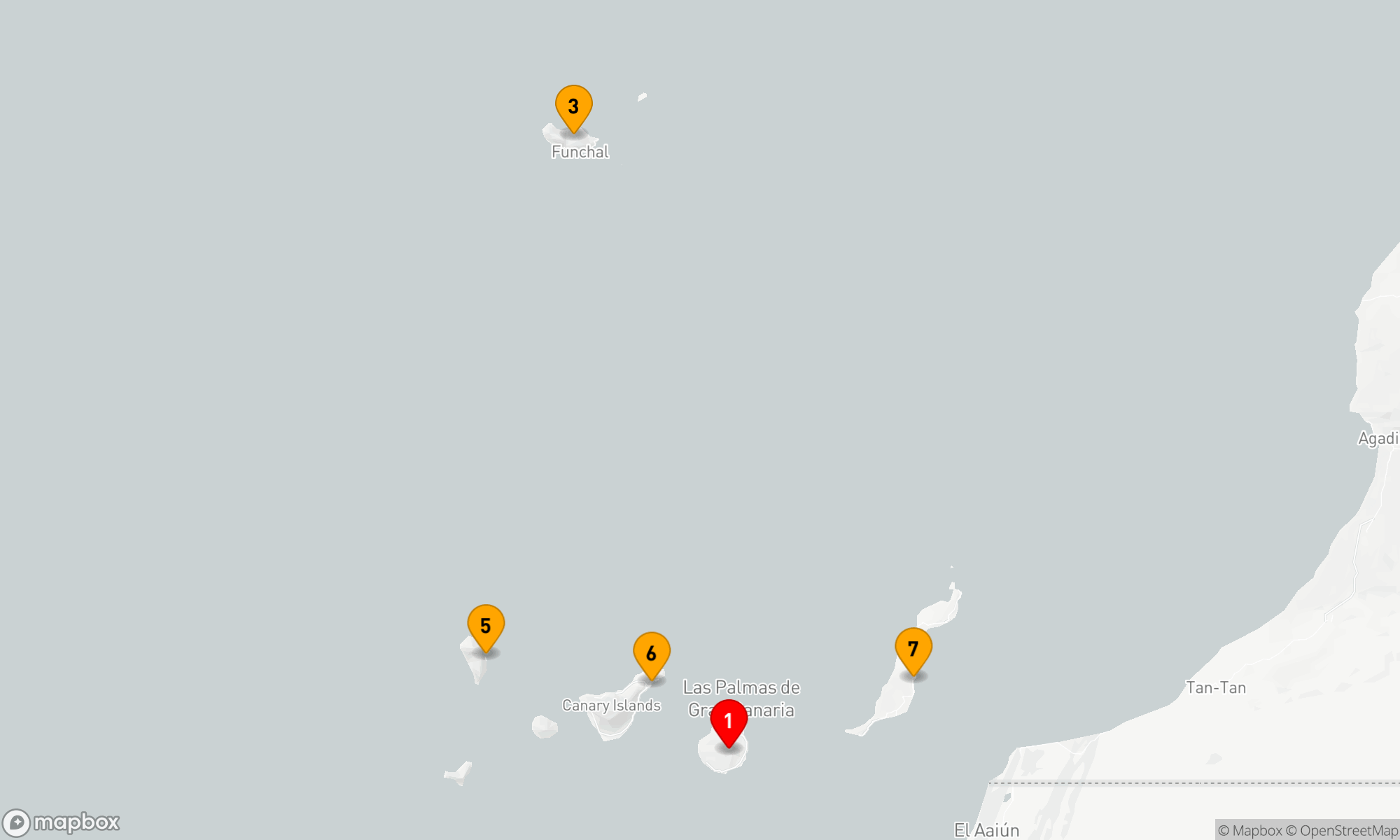 Route 7 Nächte - Kanaren mit Madeira