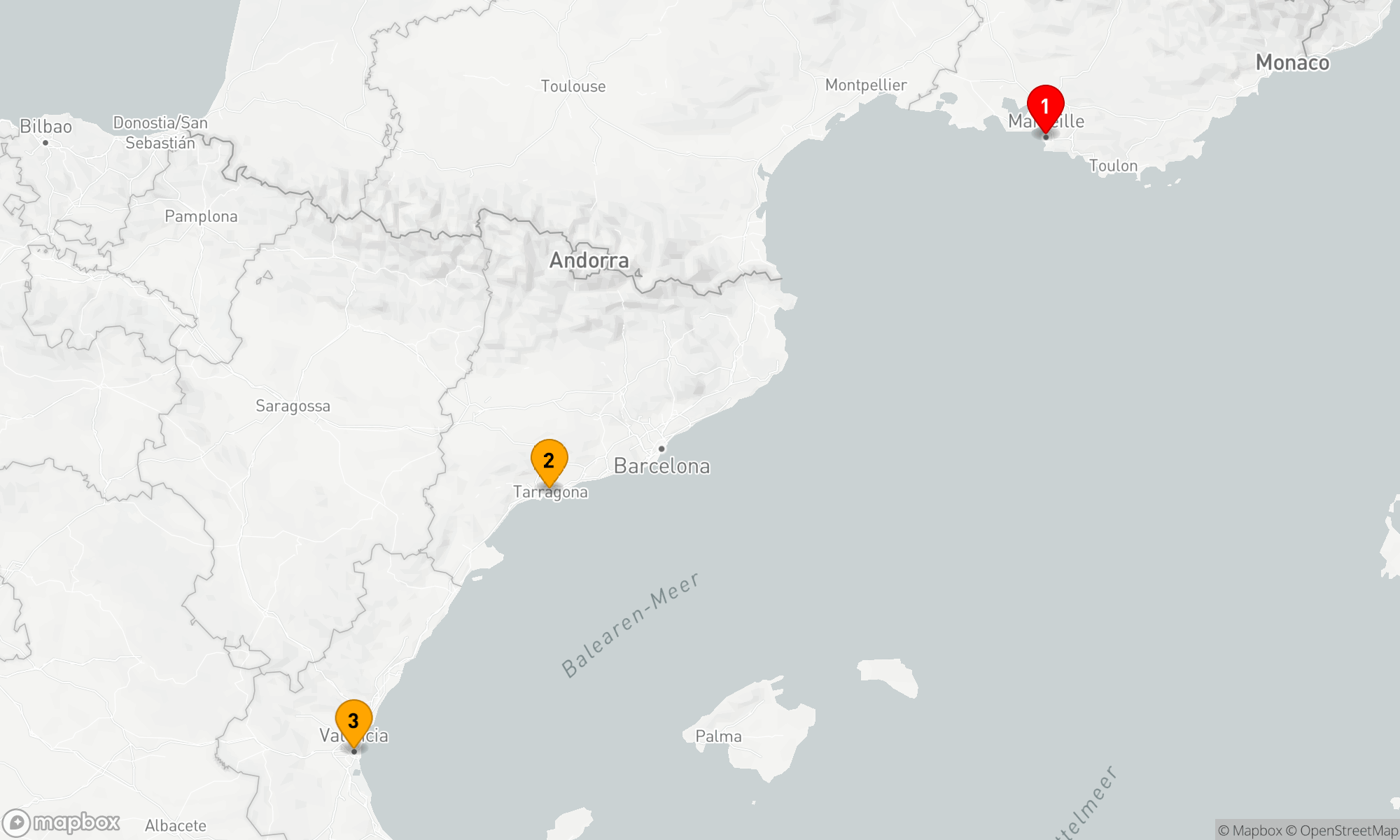 Route 4 Nächte - Mediterrane Entdeckungsreise