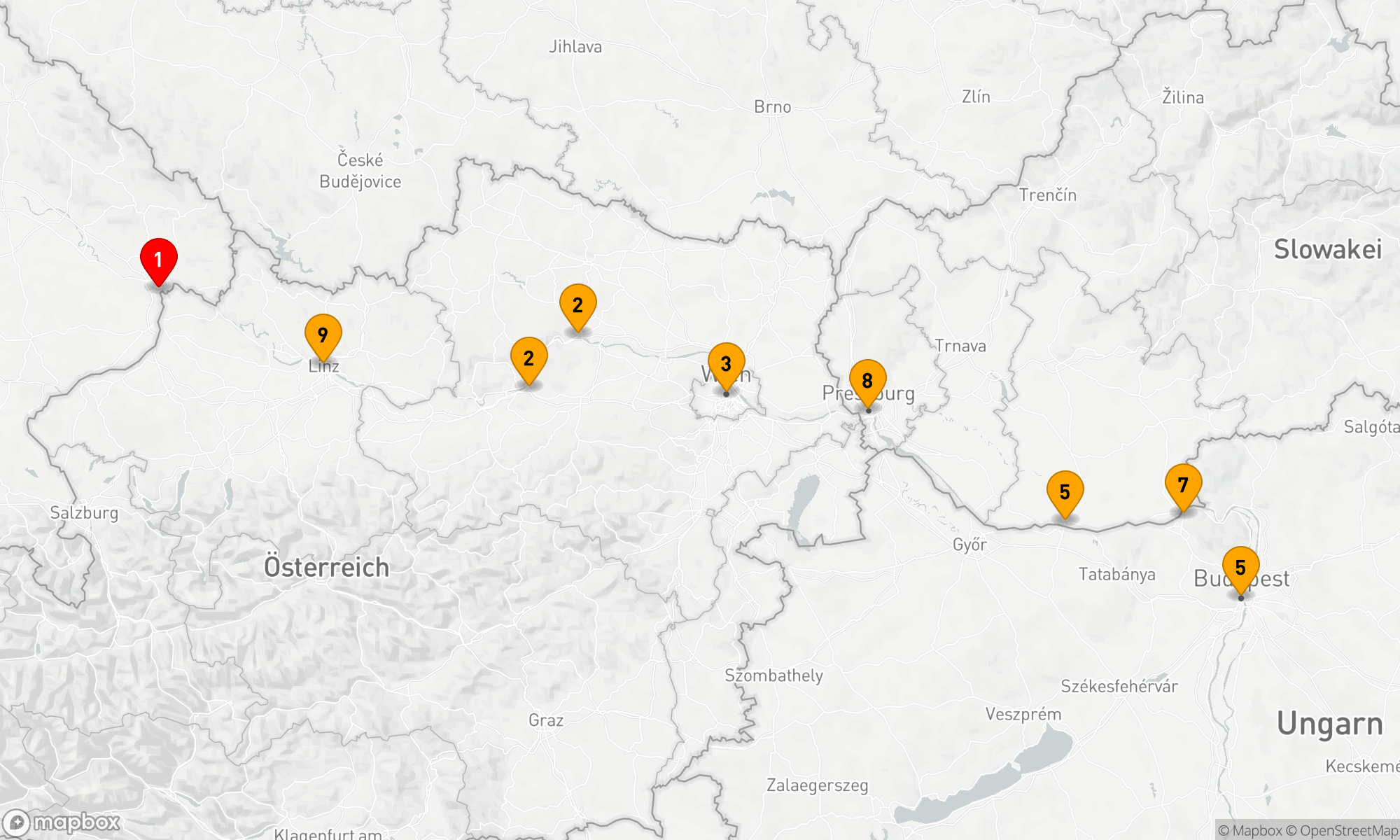 Route 10 Nächte - Weihnachten & Silvester Donau