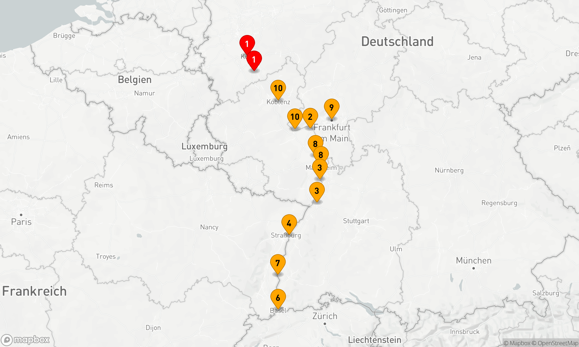 Route 10 Nächte - Weihnachten & Silvester