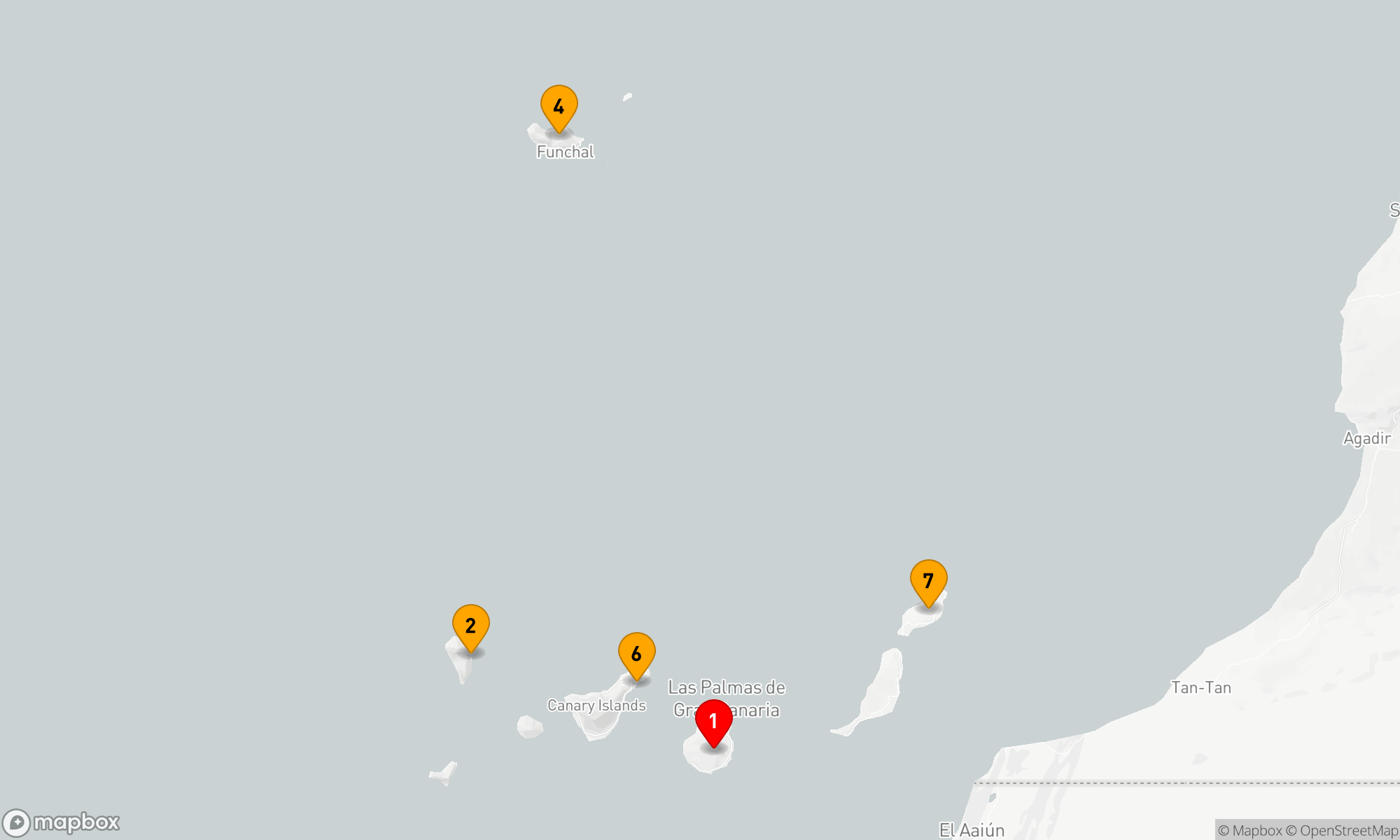 Route 7 Nächte - Kanaren mit Madeira