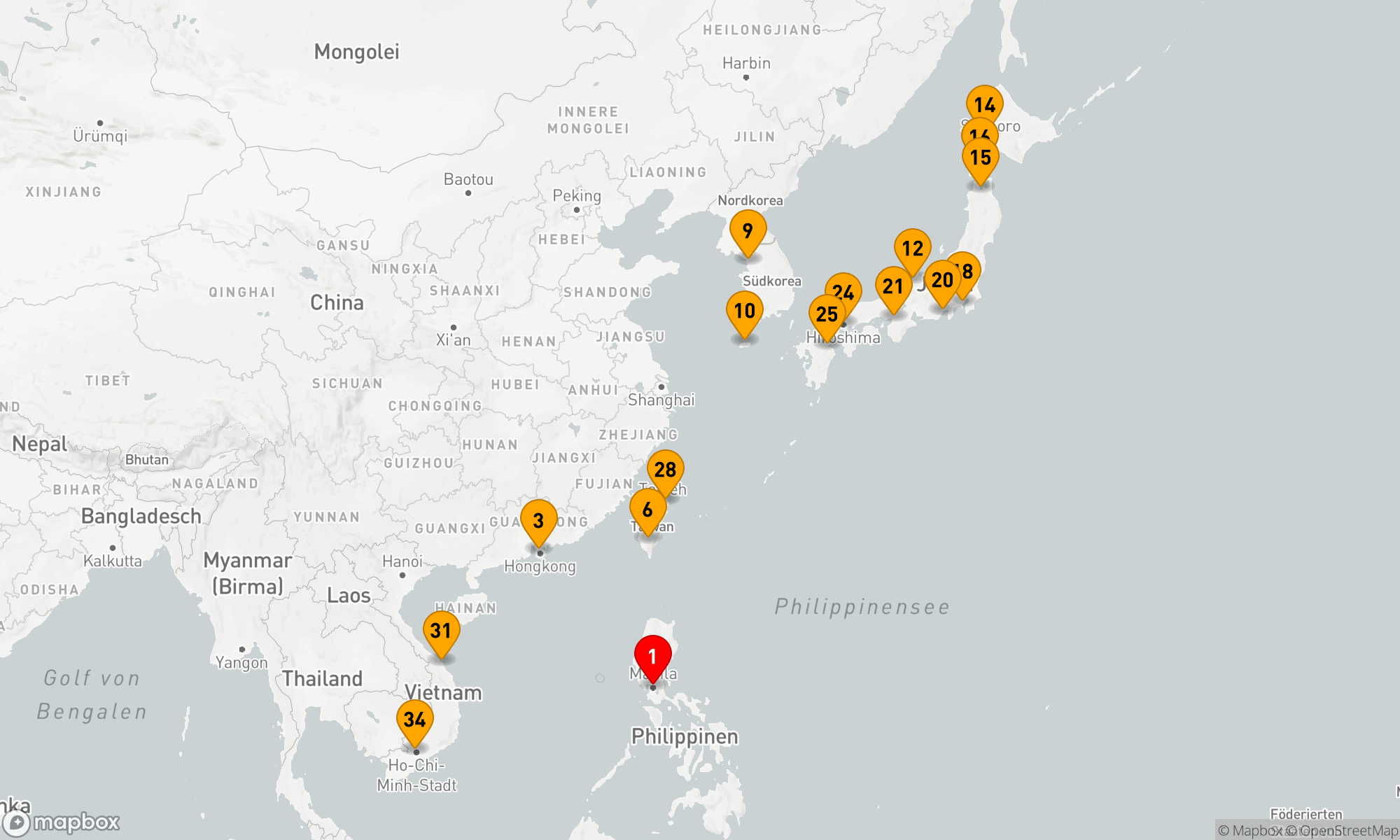 Route 33 Nächte - Moderne Metropolen und asiatische Tradition