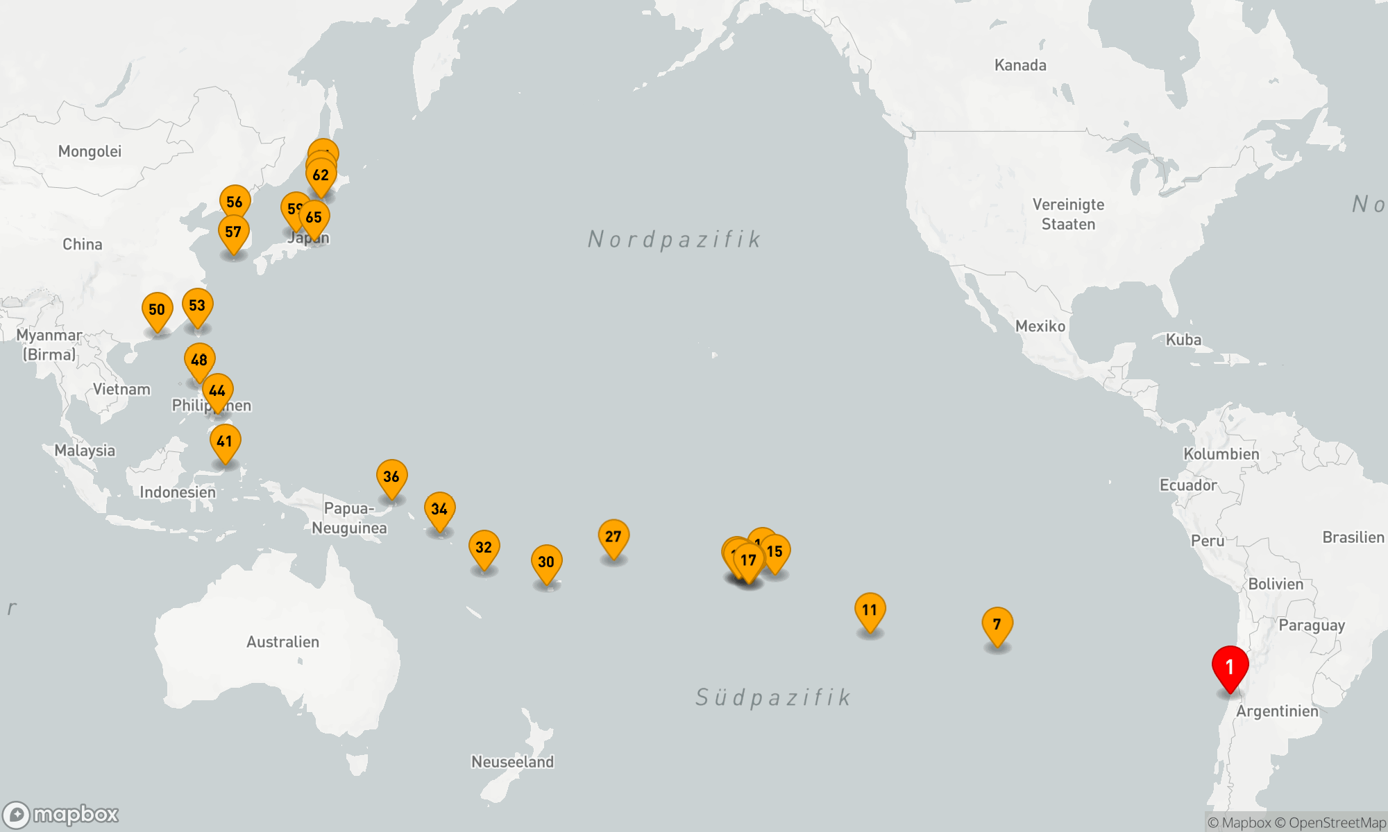 Route 64 Nächte - time to discover: Pazifik mit allen Facetten