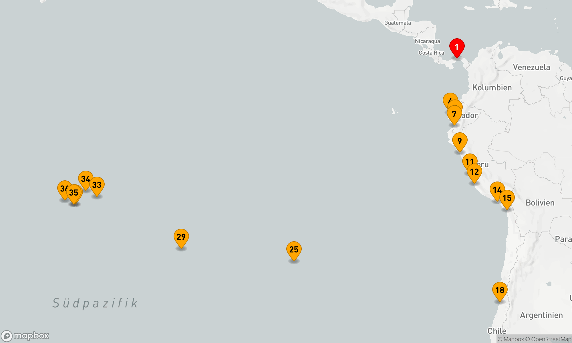 Route 36 Nächte - Weihnachten & Jahreswechsel zwischen Südamerika und Südsee