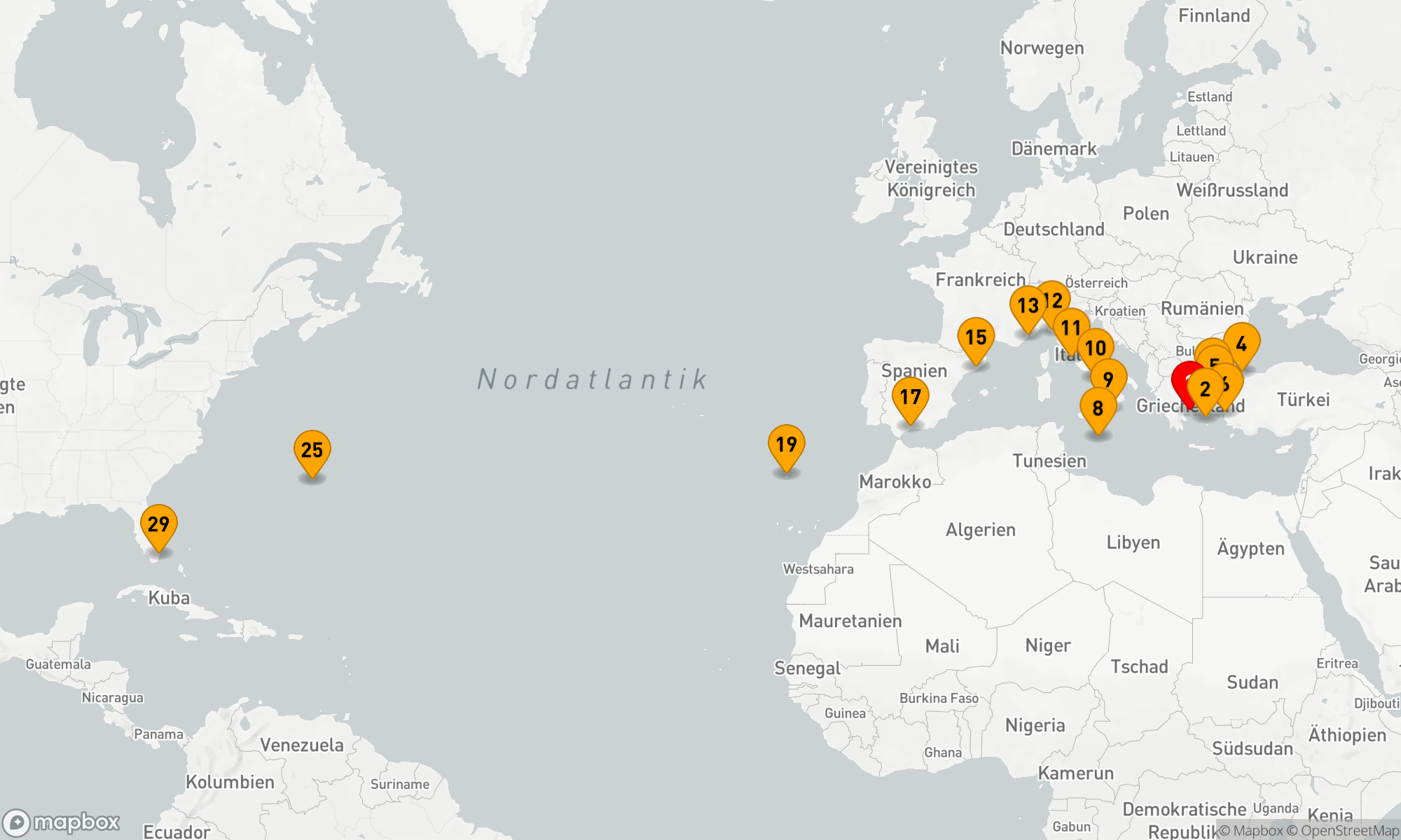 Route 28 Nächte - RUINEN,  RIVIERA & ROSENSAND