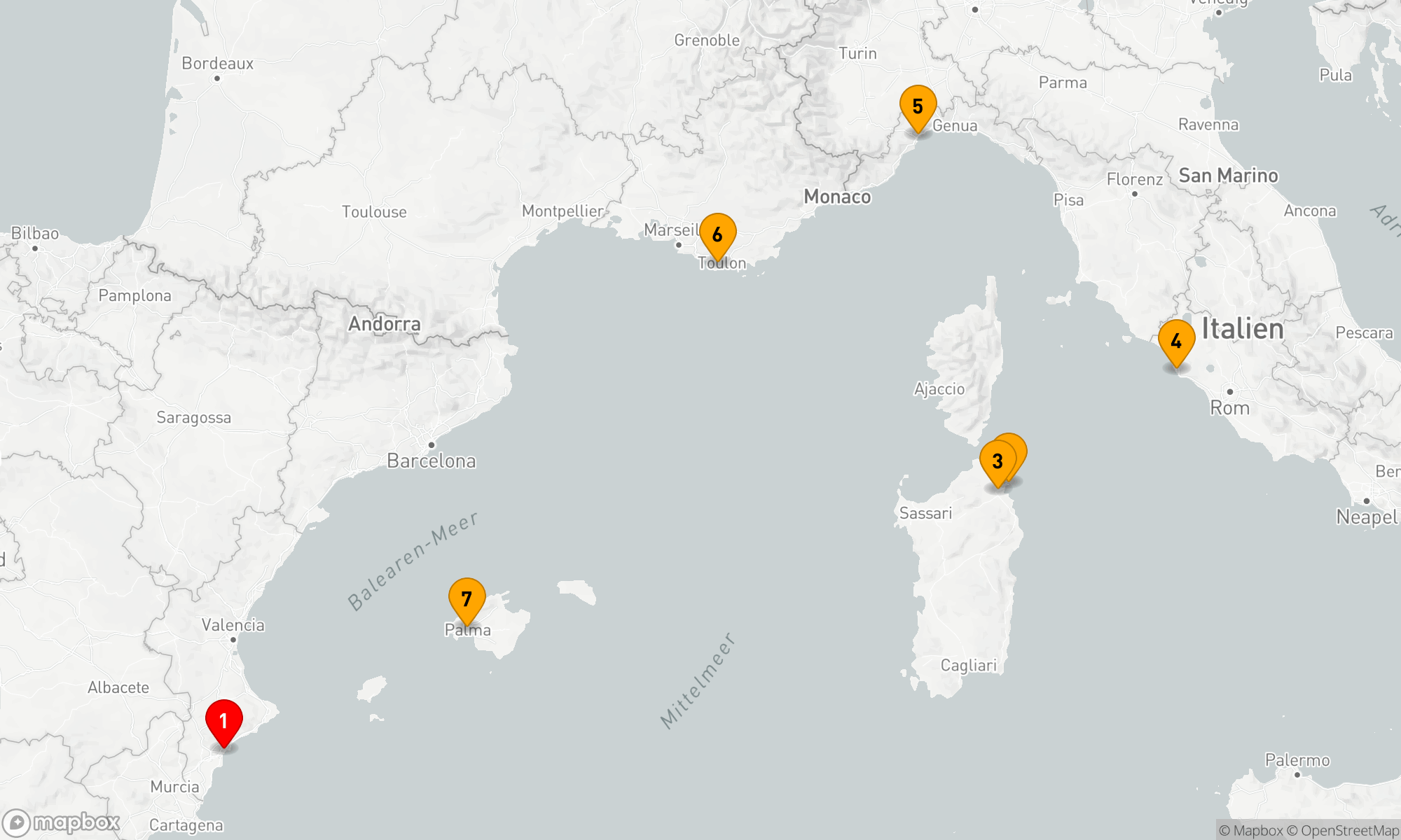 Route 7 Nächte - Mediterrane Impressionen: Küstenzauber & klare Horizonte