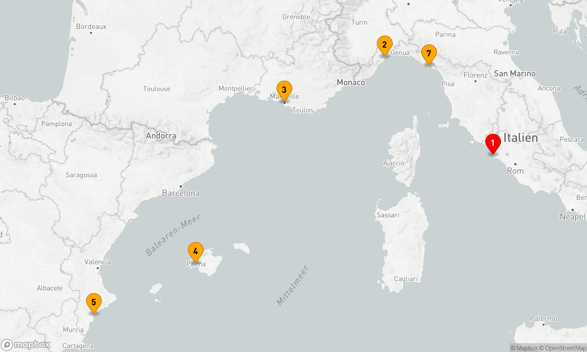 Route 7 Nächte - Mediterrane Entdeckungsreise