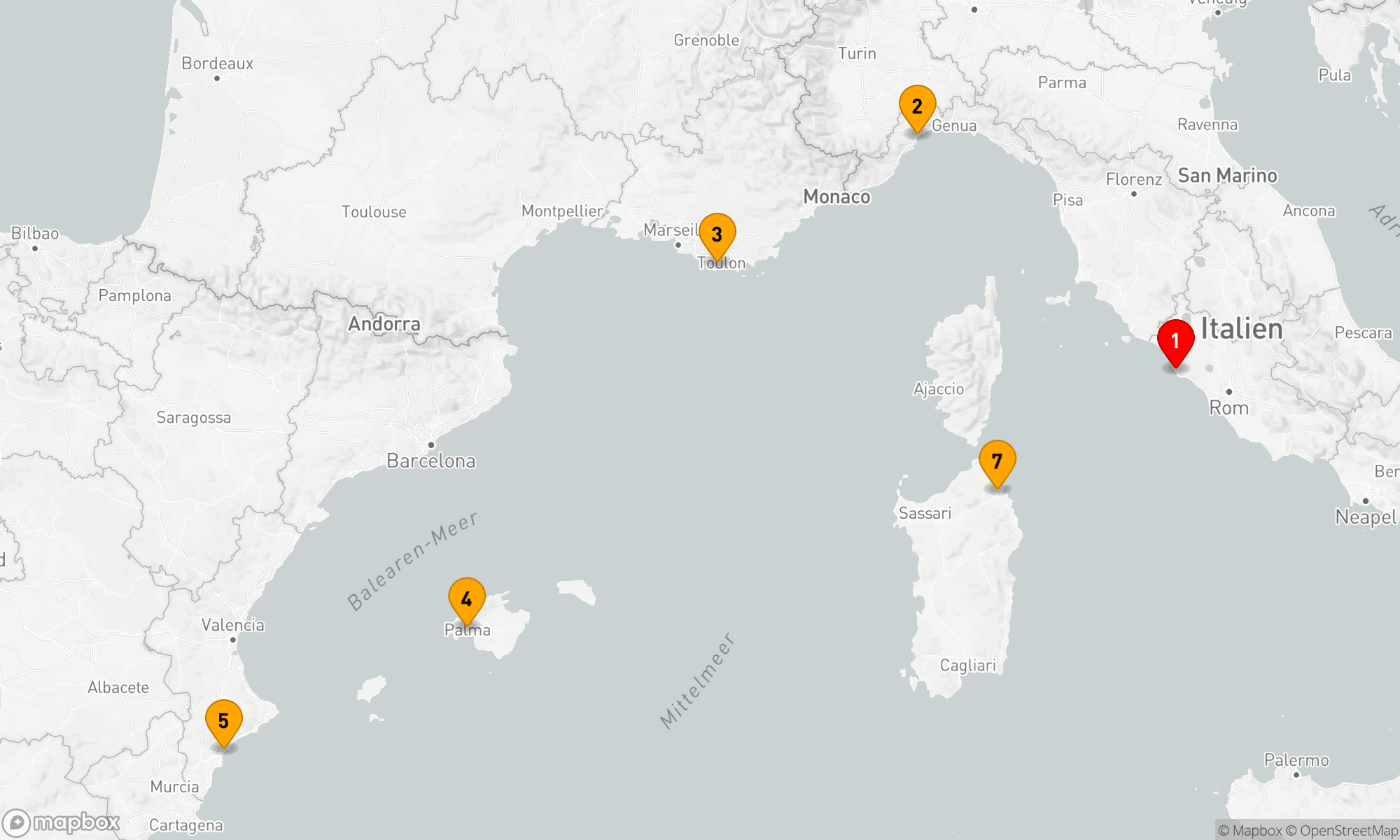 Route 7 Nächte - Mediterrane Entdeckungsreise