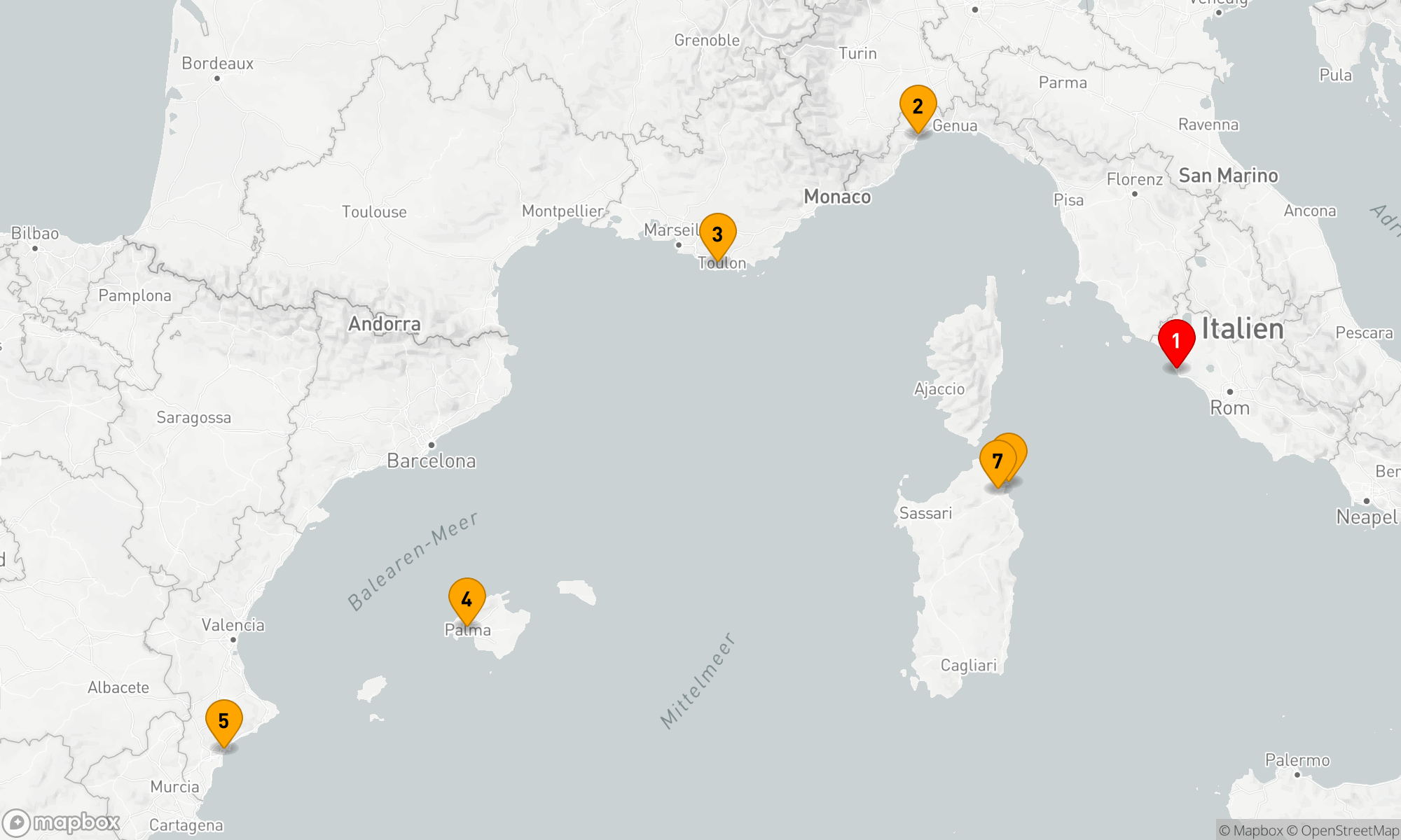 Route 7 Nächte - Mediterrane Entdeckungsreise