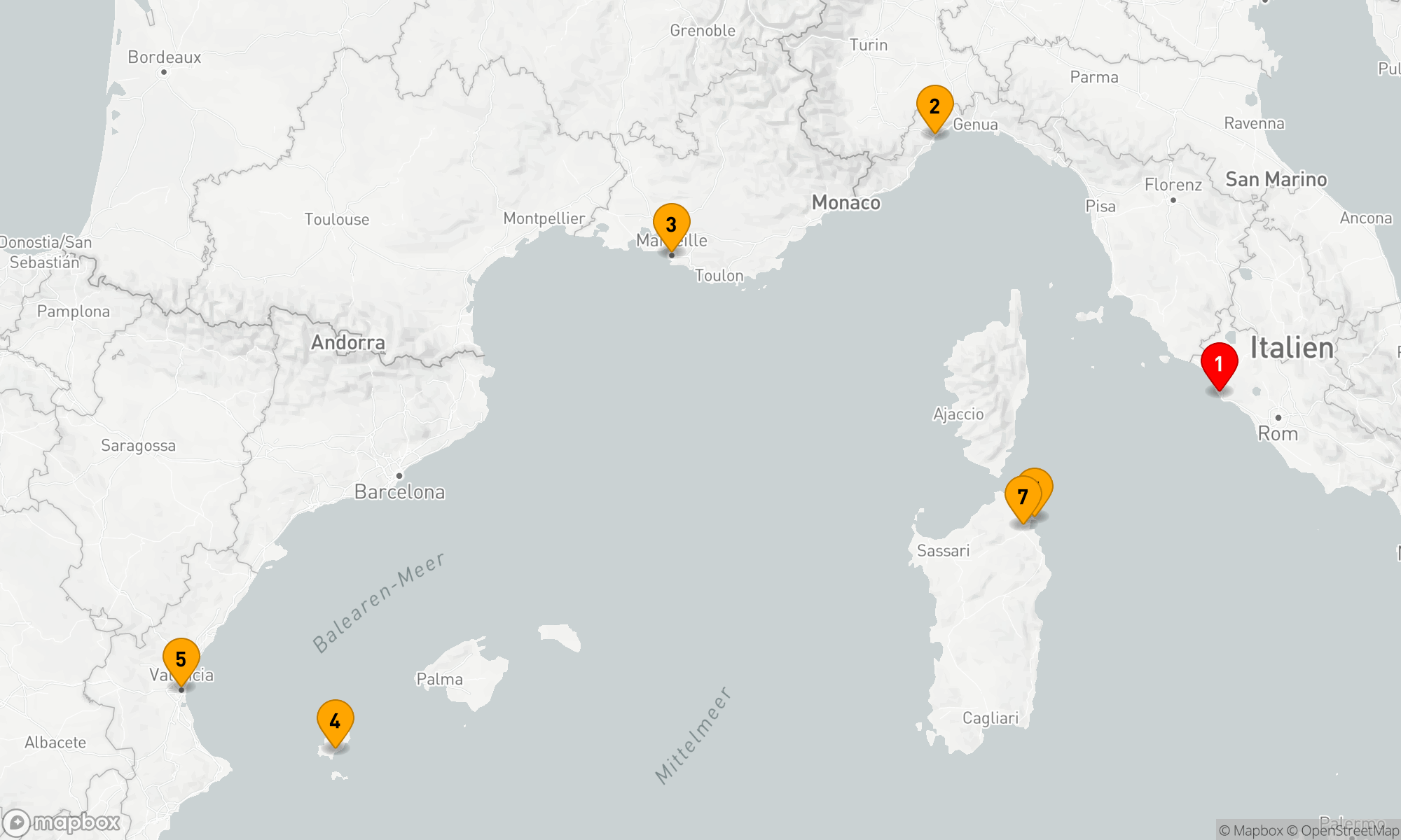 Route 7 Nächte - Mediterrane Entdeckerreise