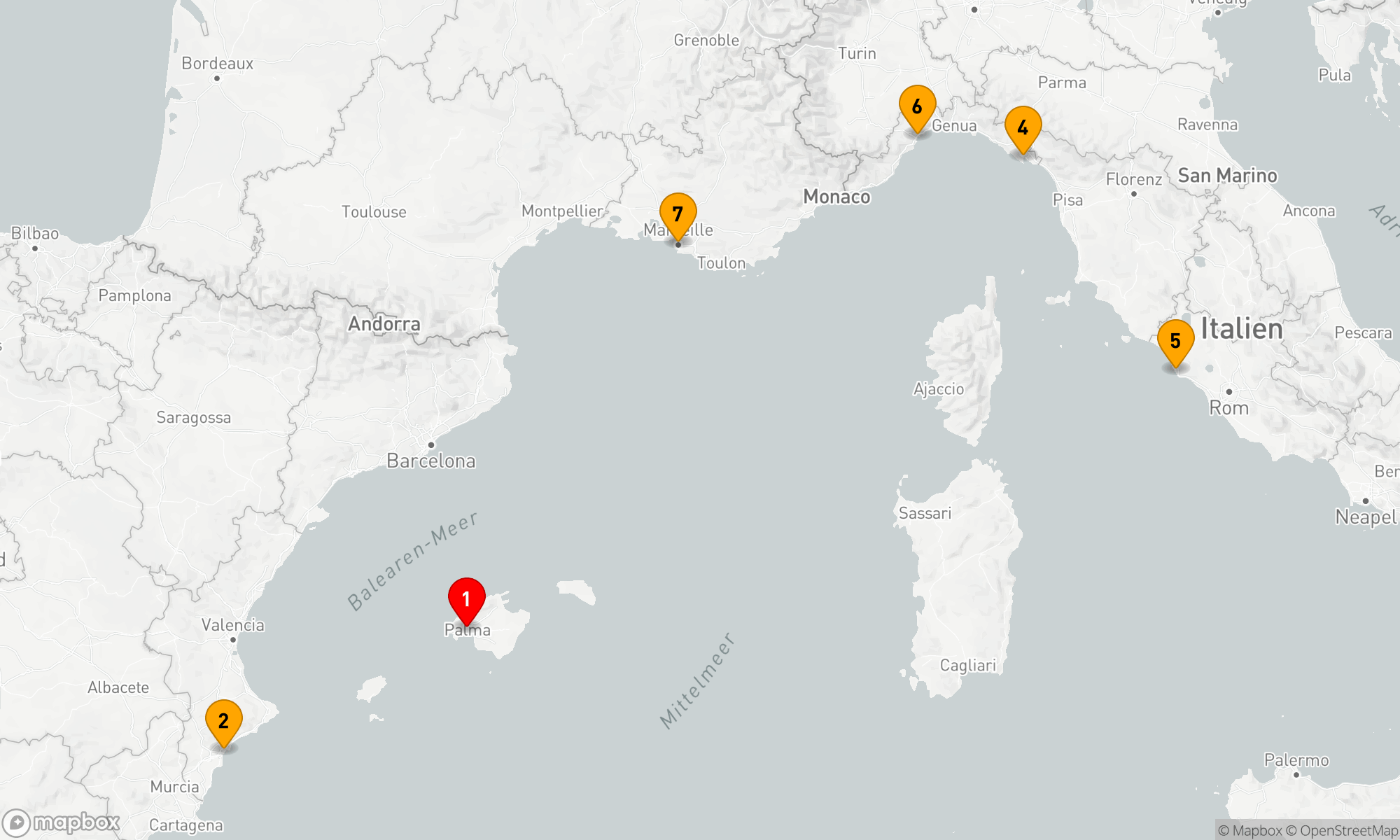 Route 7 Nächte - Mediterrane Entdeckungsreise