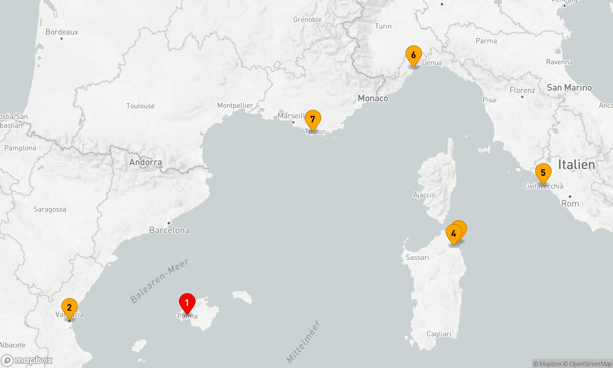 Route 7 Nächte - Mediterrane Entdeckungsreise