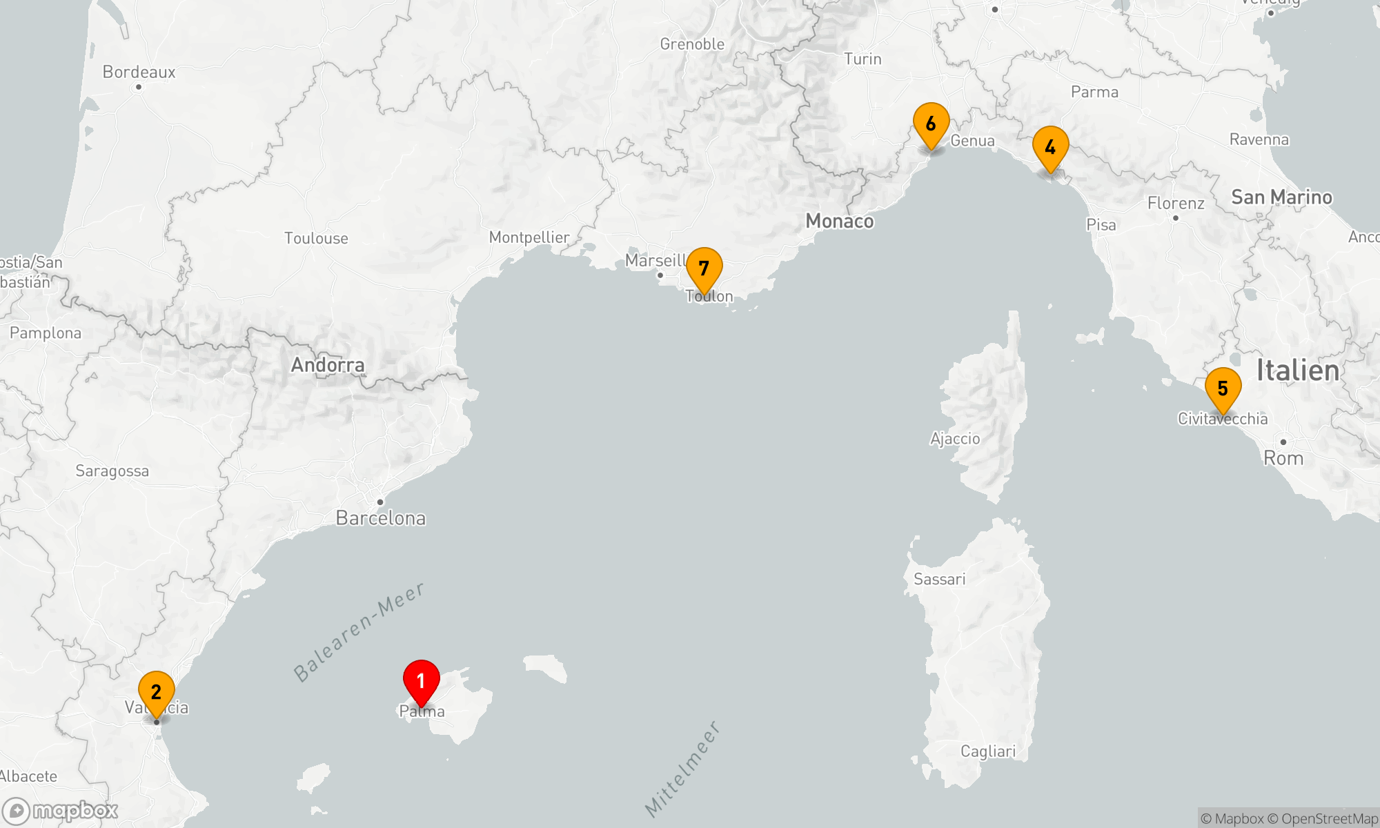 Route 7 Nächte - Mediterrane Entdeckungsreise - Kunst,  Kultur und Küstenflair