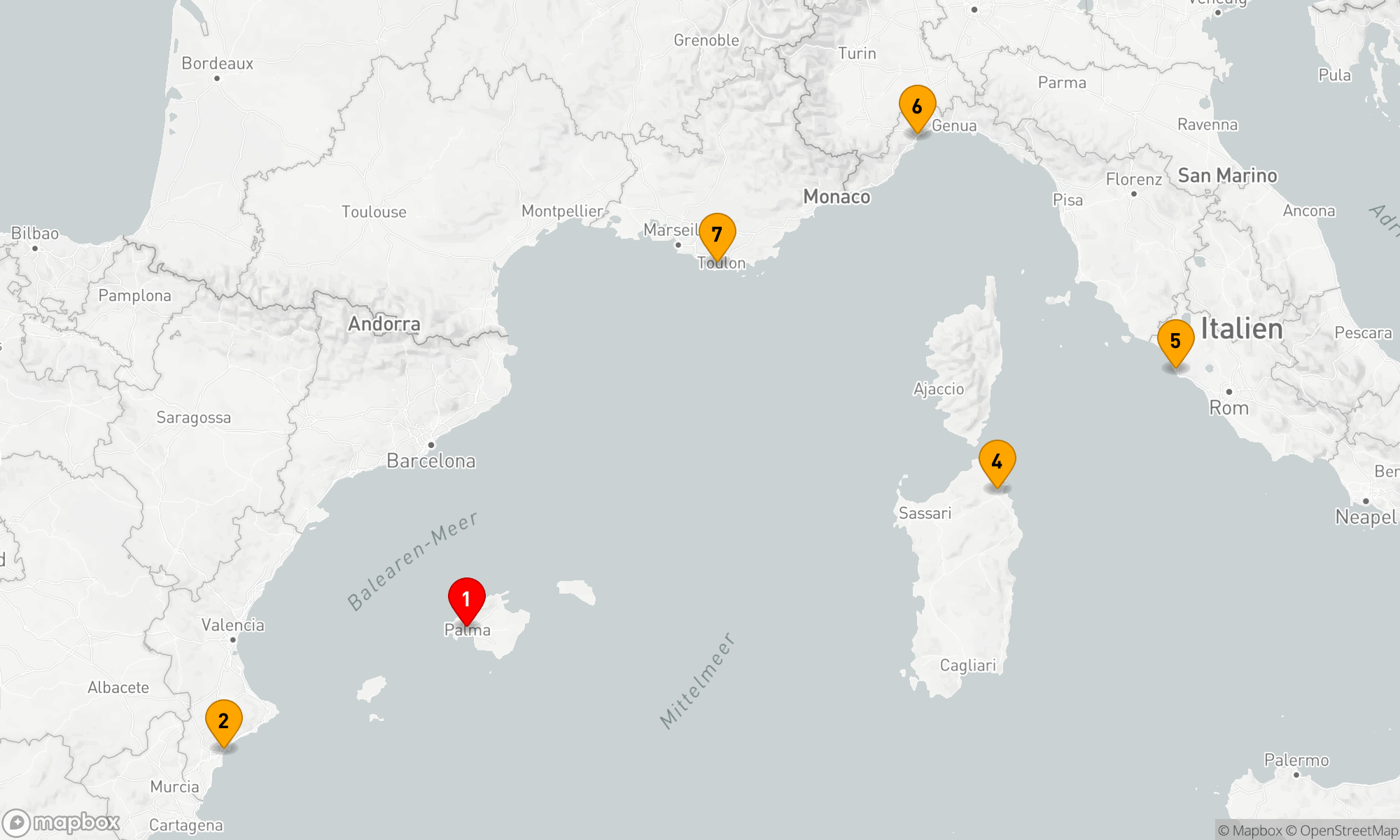 Route 7 Nächte - Mediterrane Entdeckungsreise