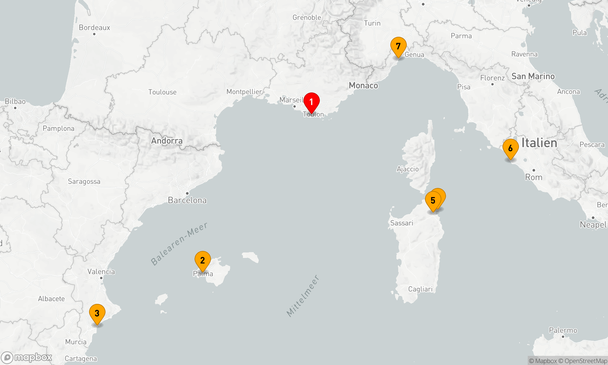 Route 7 Nächte - Mediterrane Entdeckungsreise