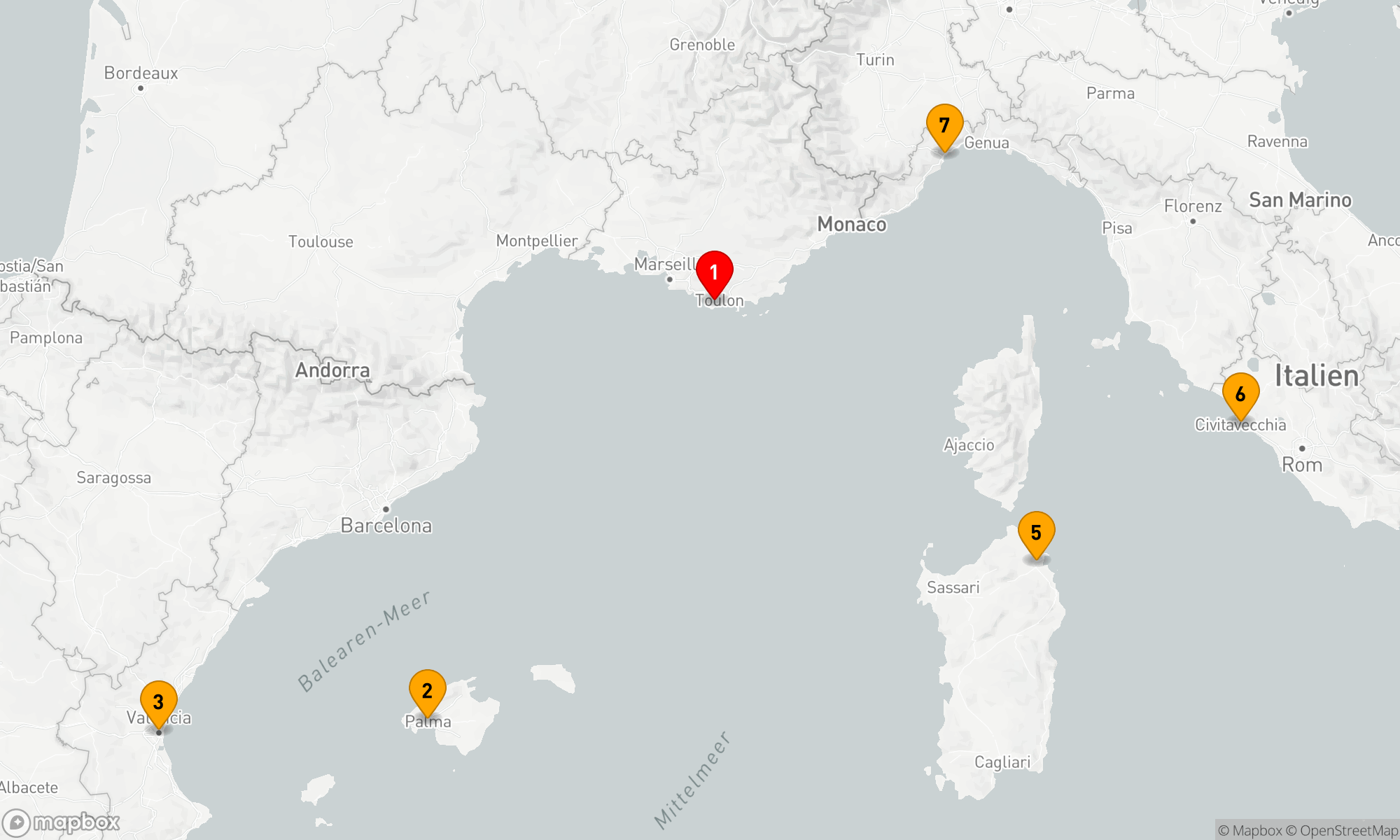 Route 7 Nächte - Mediterrane Mosaikreise