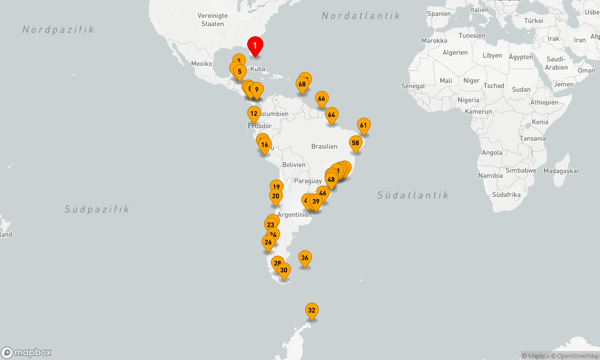 Route 68 Nächte - GROSSE REISE VON MIAMI NACH BRIDGETOWN