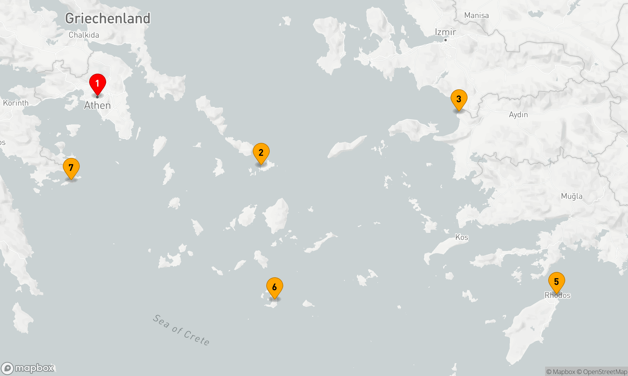 Route 7 Nächte - BEST OF GRIECHENLAND KREUZFAHRT