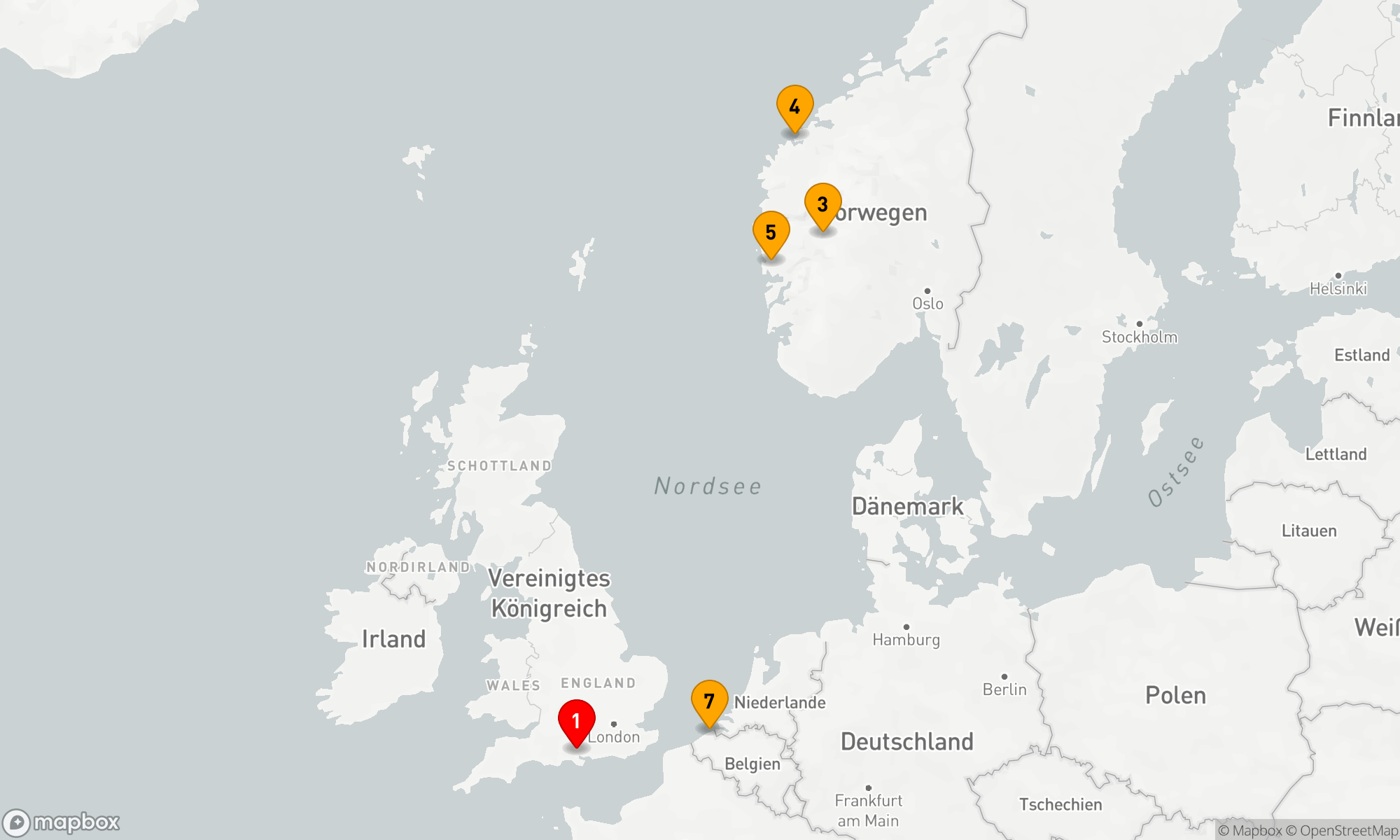 Route 7 Nächte - KREUZFAHRT DURCH DIE NORWEGISCHEN FJORDE