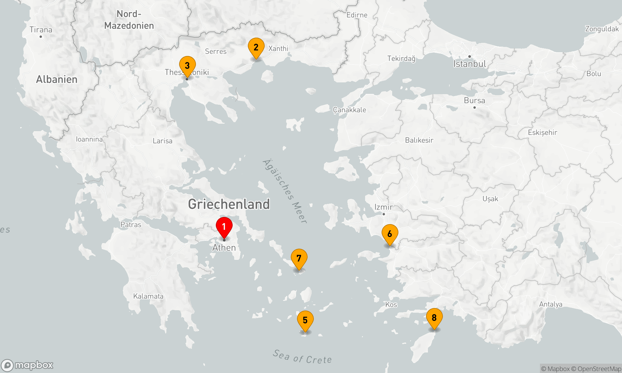 Route 9 Nächte - BEST OF GRIECHENLAND KREUZFAHRT