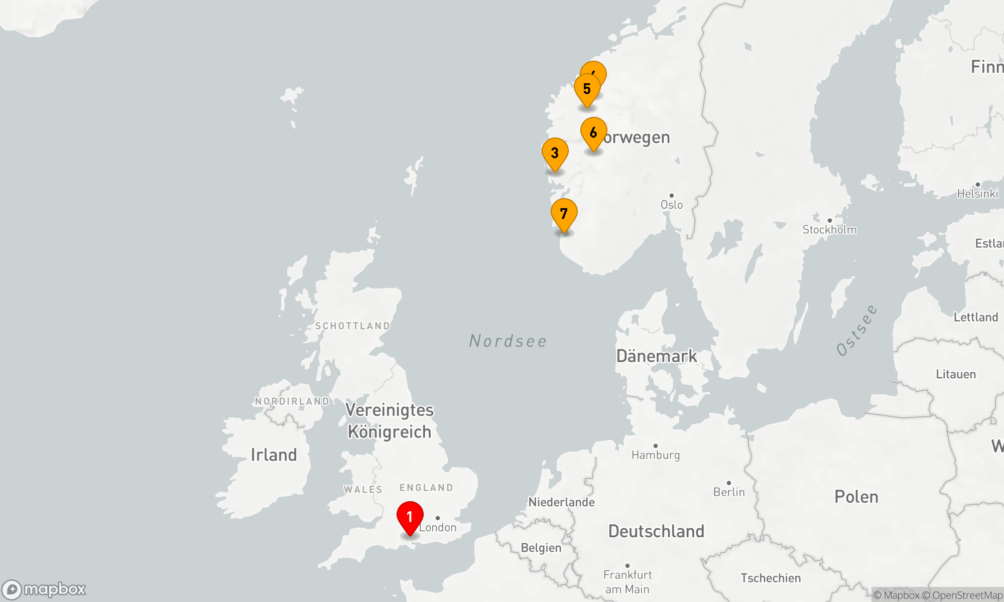 Route 8 Nächte - KREUZFAHRT DURCH DIE NORWEGISCHEN FJORDE
