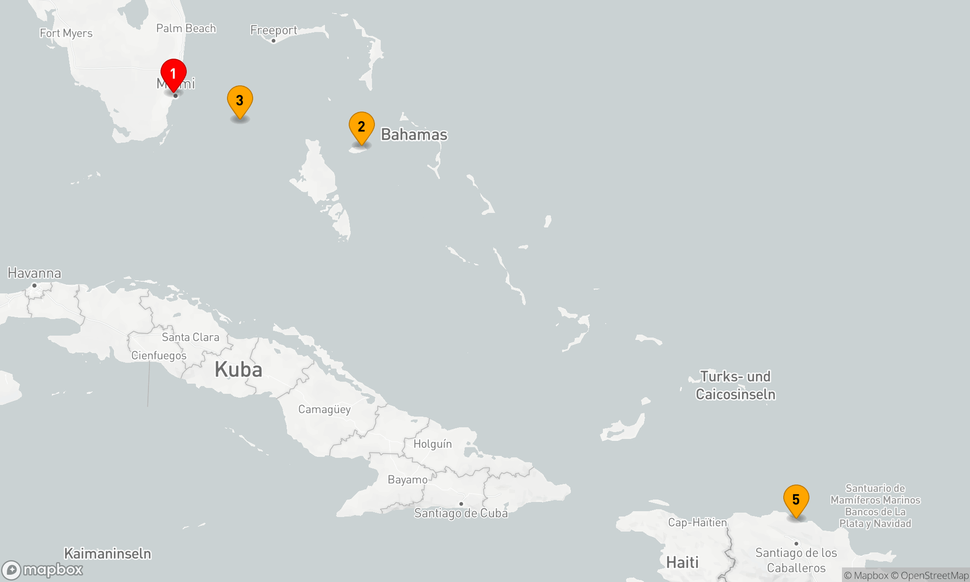Route 6 Nächte - Karibische Entdeckungsreise ab Miami