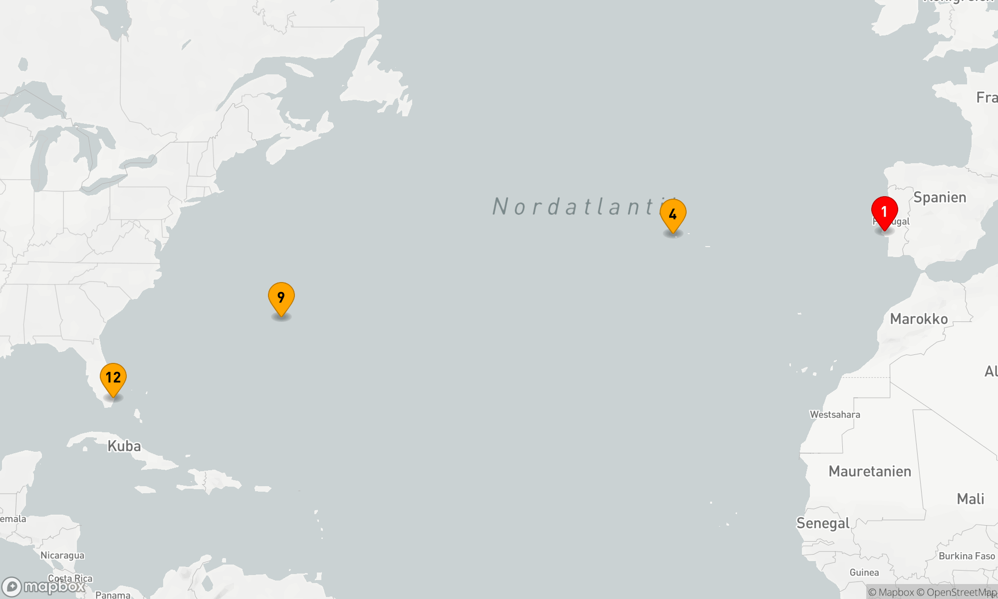 Route 11 Nächte - HIMMEL ÜBER DEN MEEREN