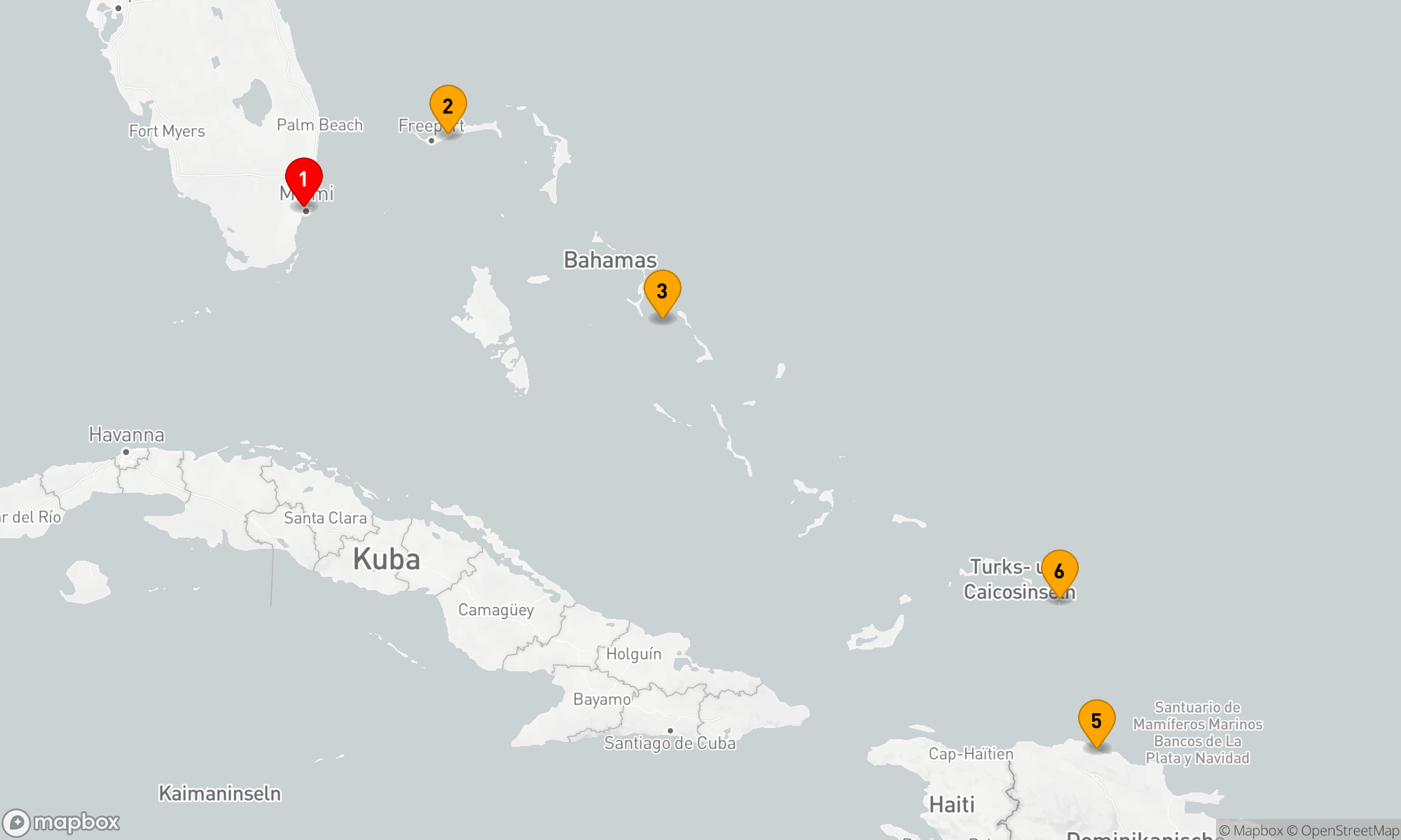 Route 7 Nächte - ÖSTLICHE KARIBIK