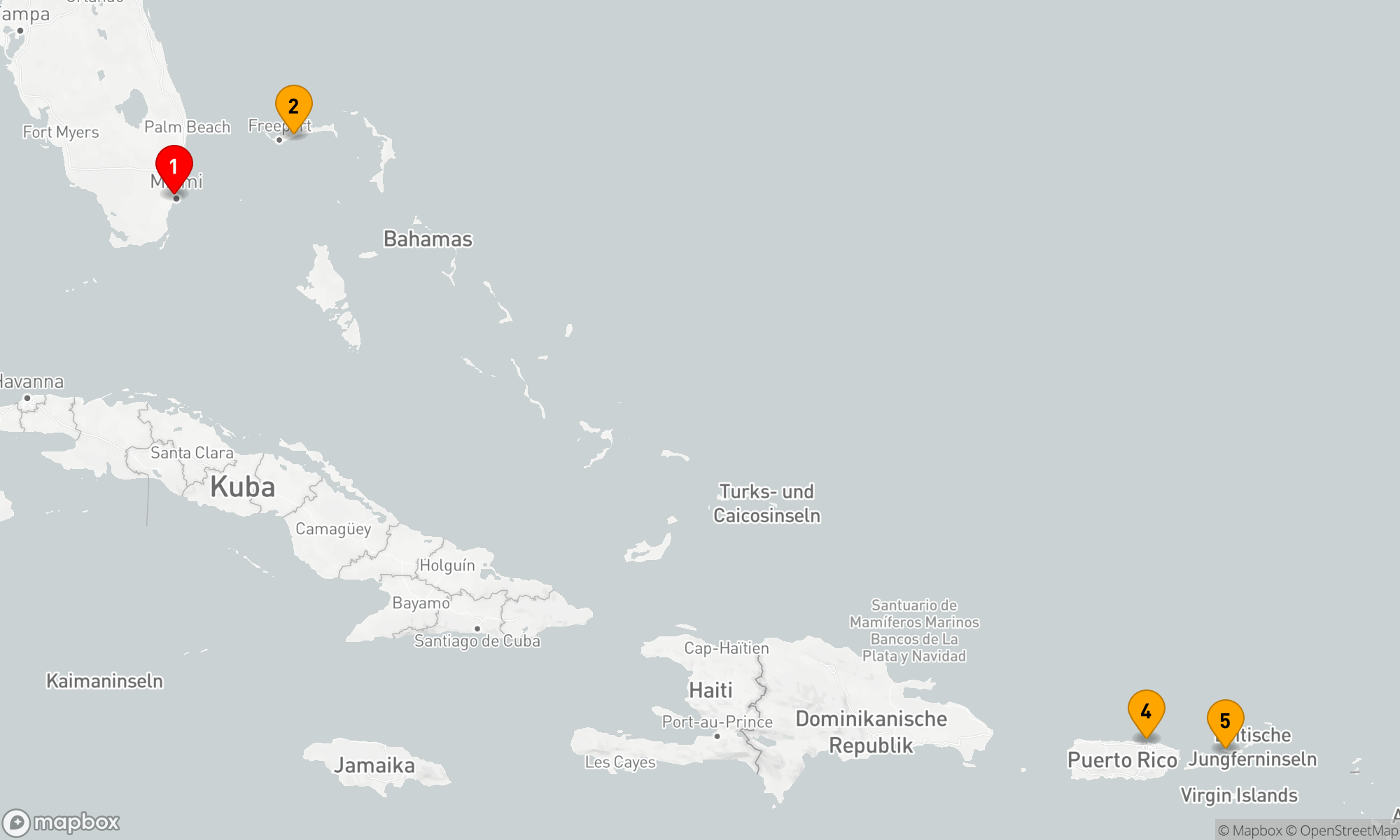 Route 7 Nächte - ÖSTLICHE KARIBIK
