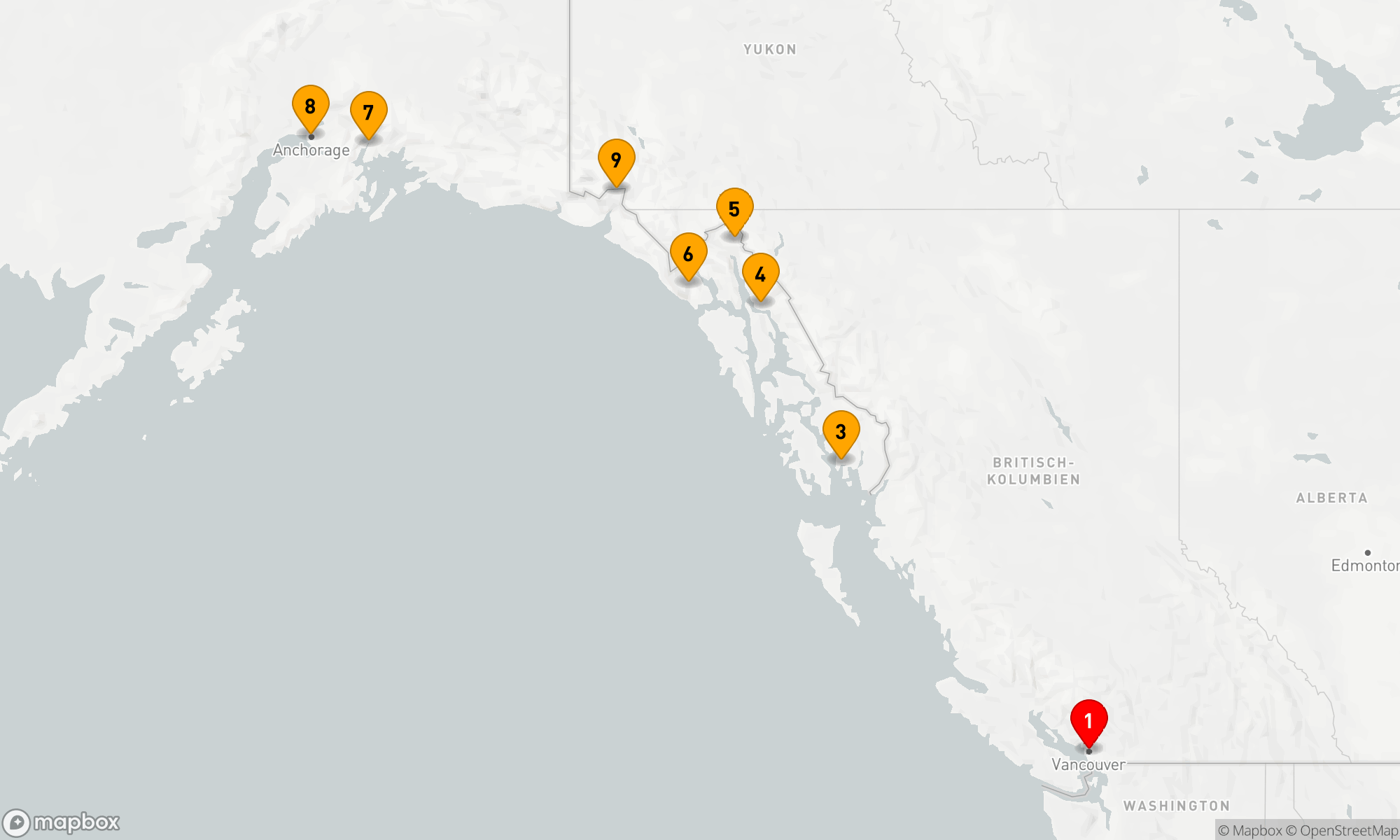 Route 14 Nächte - Voyage of the Glaciers Grand Adventure