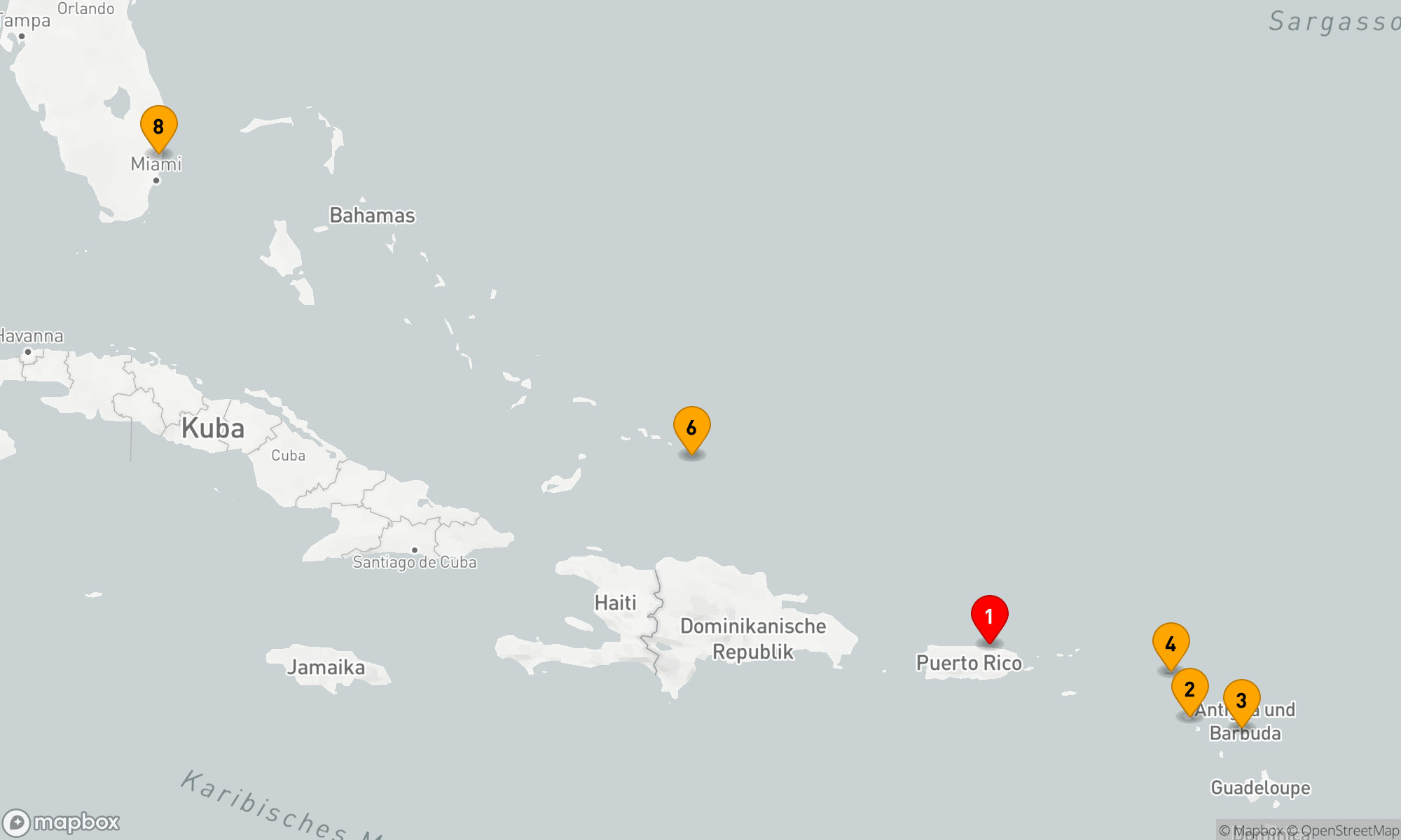 Route 7 Nächte - KREUZFAHRT IN DER ÖSTLICHEN KARIBIK