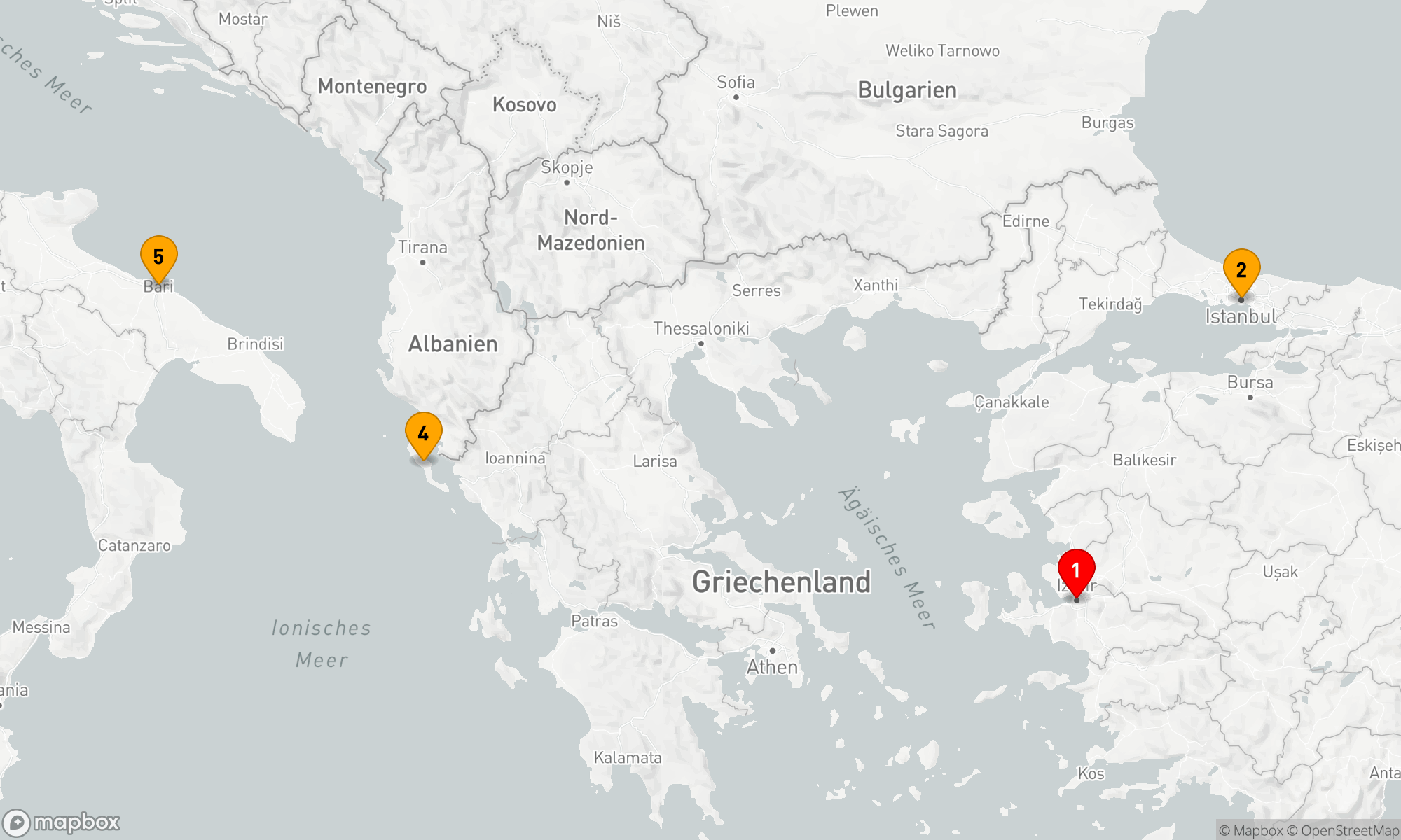 Route 4 Nächte - Östliches Mittelmeer: Kultur und Küste