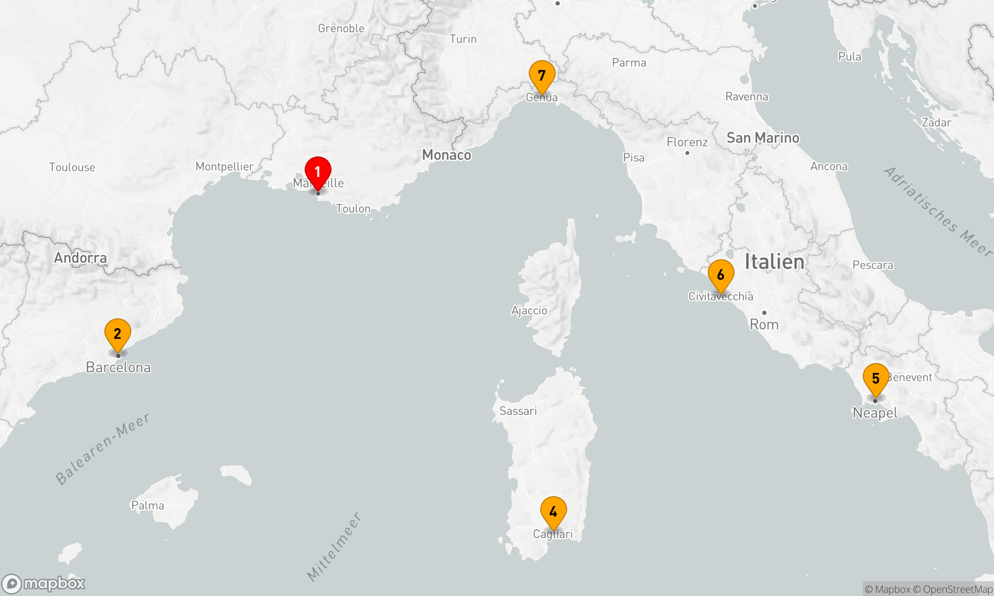 Route 7 Nächte - Mediterrane Entdeckerreise