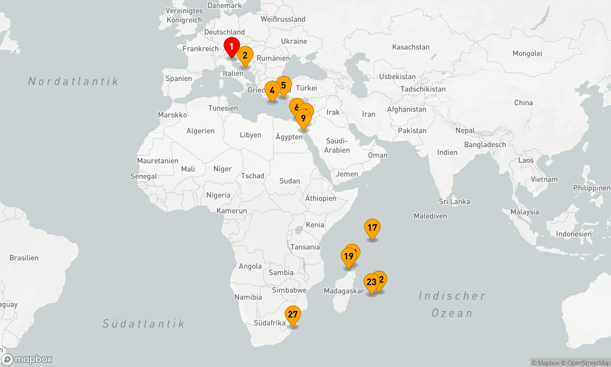 Route 26 Nächte - Von den Lagunen zur tropischen Küste: Eine unvergessliche Entdeckungsreise