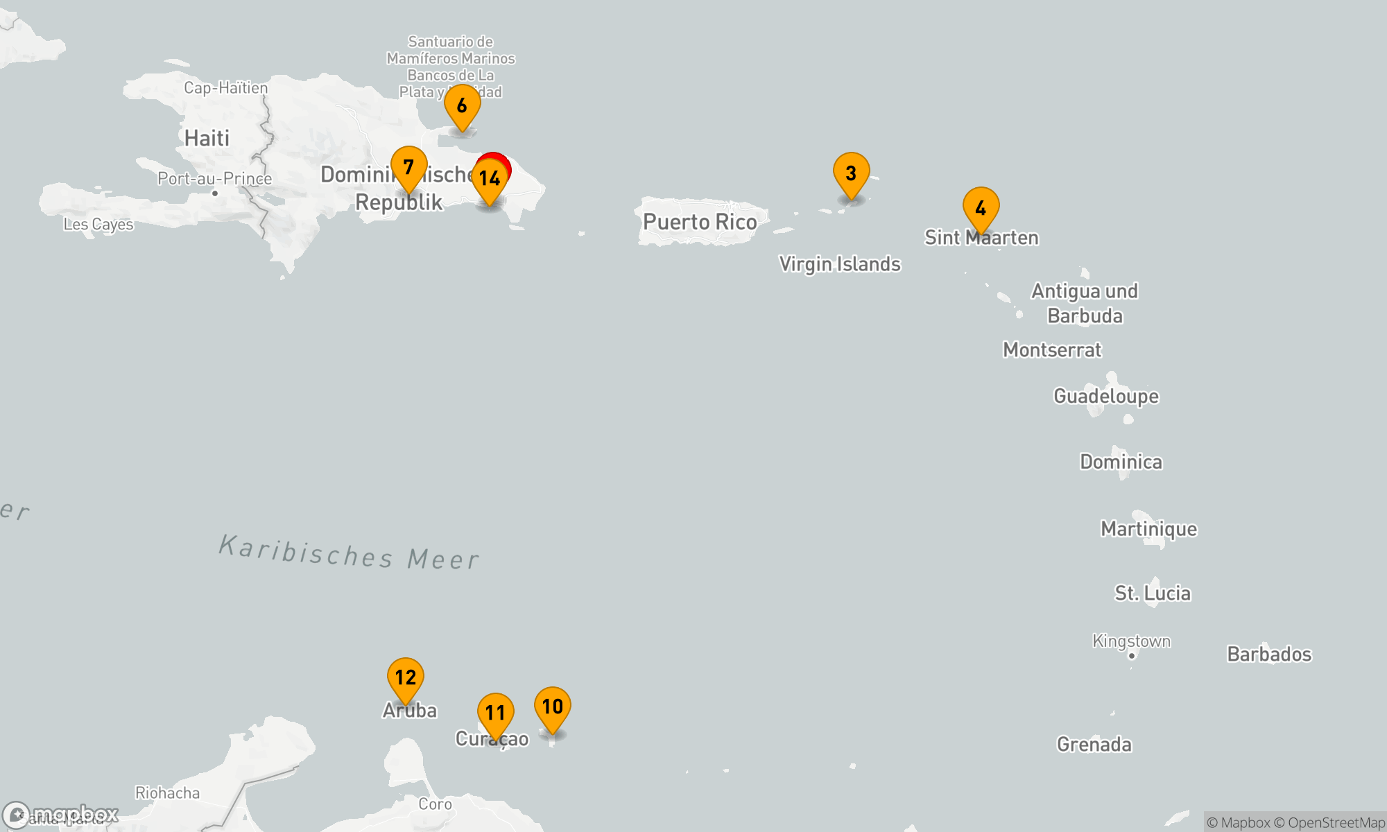 Route 14 Nächte - Karibische Inselwelten