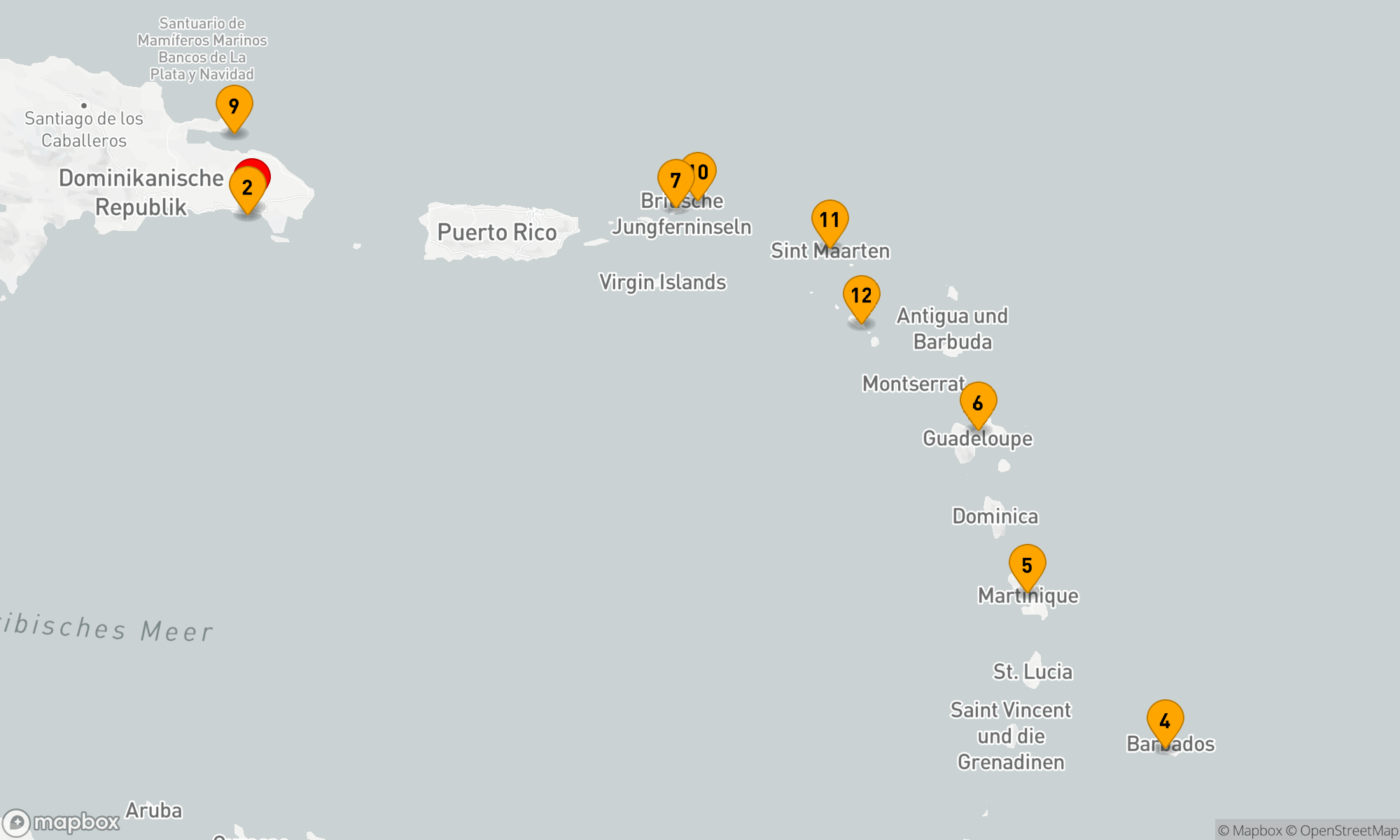 Route 14 Nächte - Karibisches Inselhüpfen mit MSC