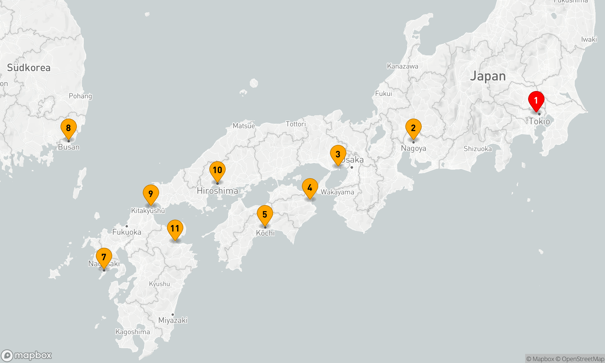 Route 12 Nächte - Japan Explorer Kirschblüten