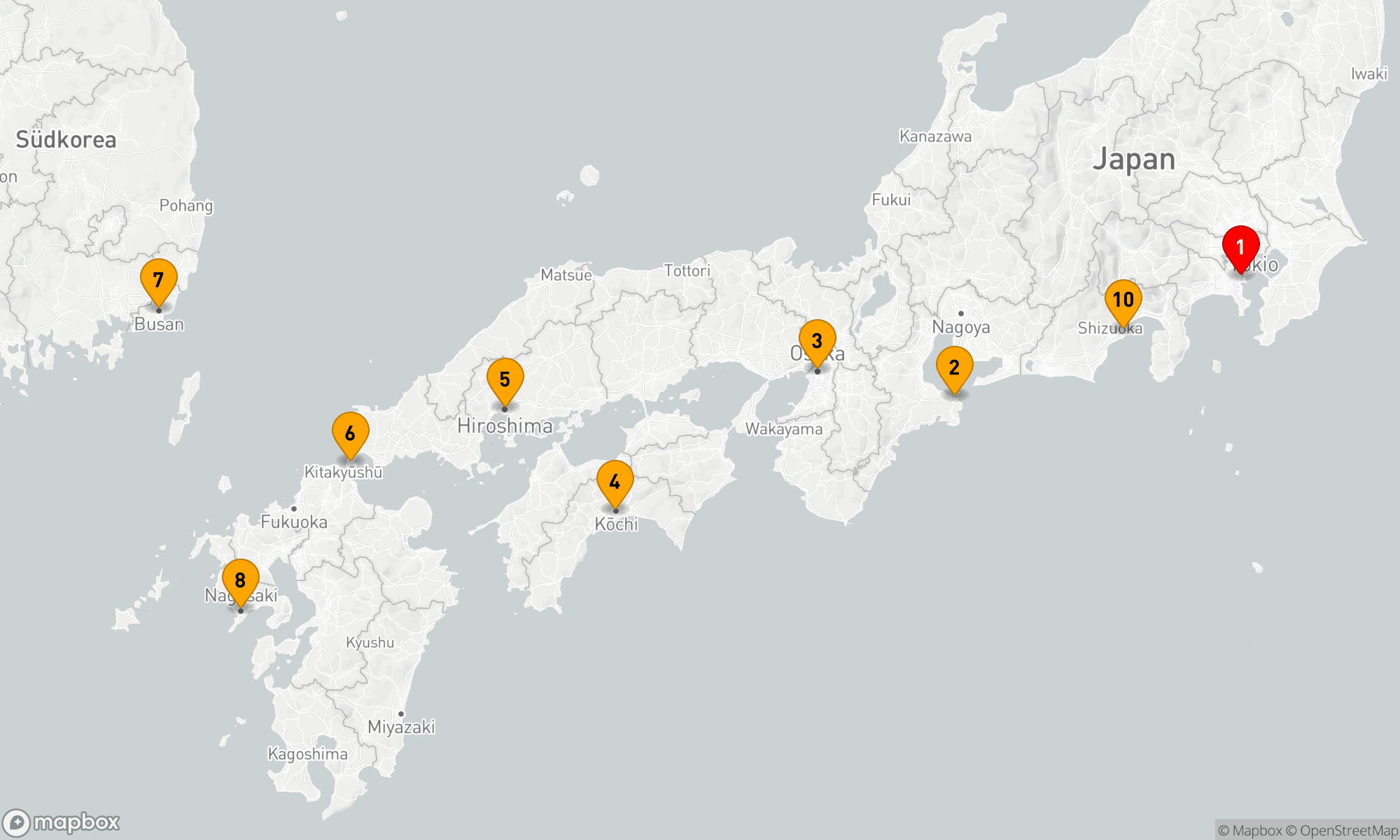 Route 17 Nächte - Großes Japan