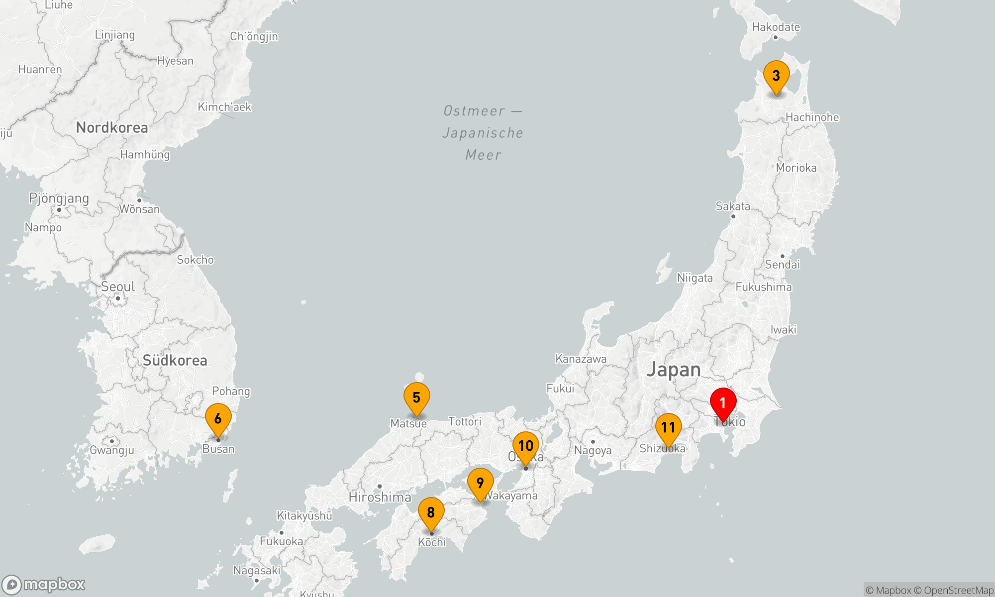 Route 11 Nächte - Rundreise durch Japan mit Nebuta & Sommerfestivals