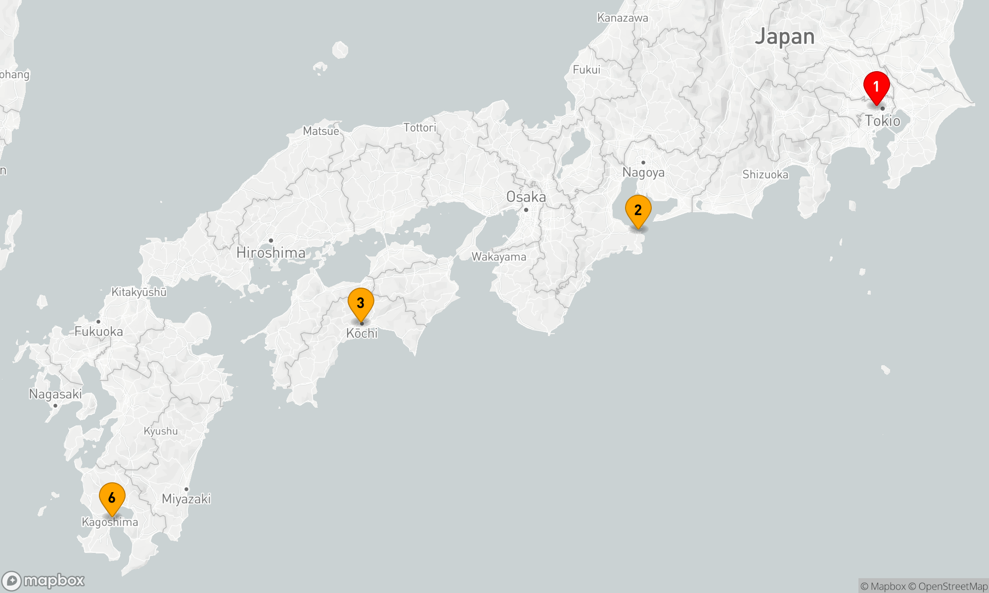 Route 7 Nächte - Japan und Korea