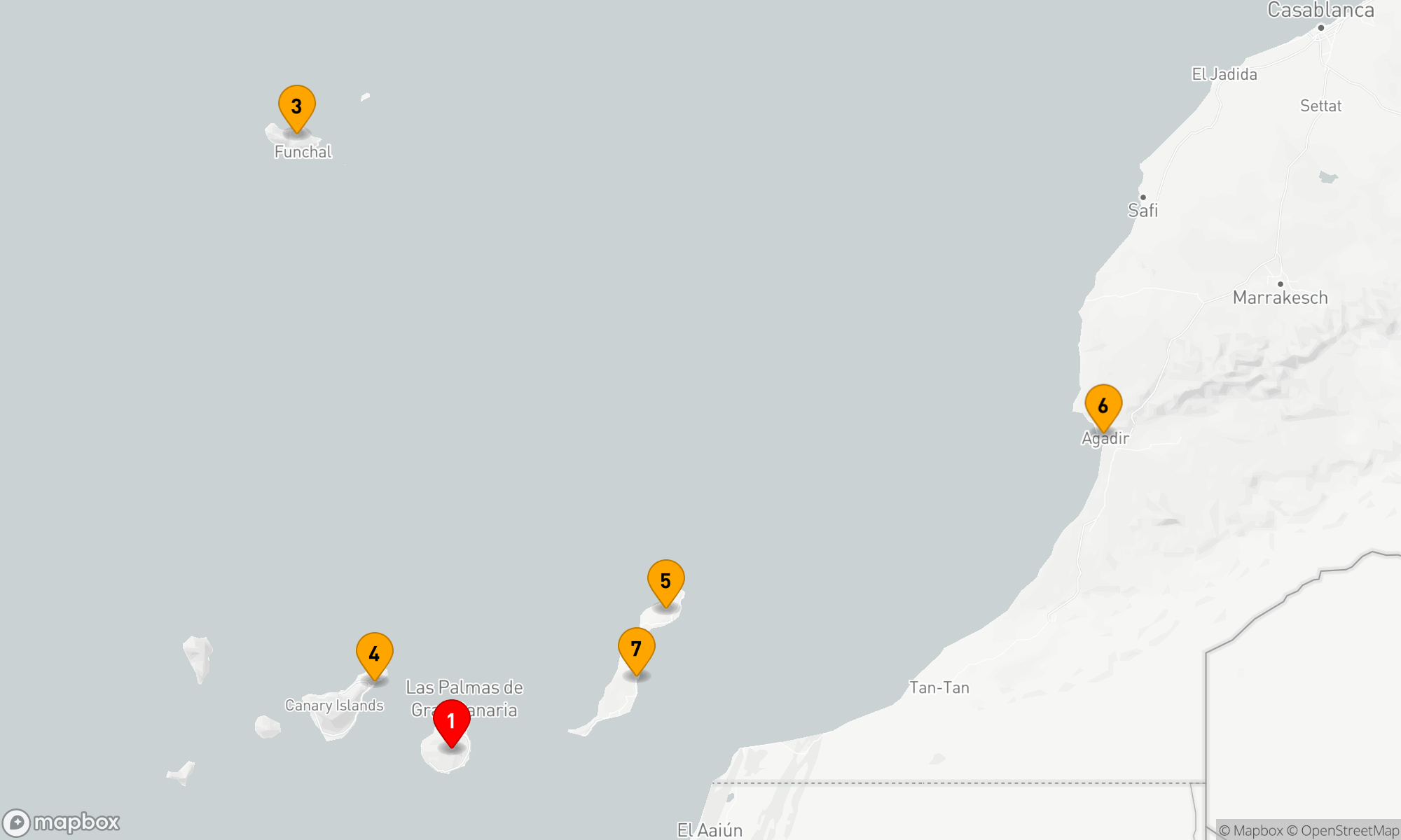 Route 7 Nächte - Inselzauber und Atlantikbrise