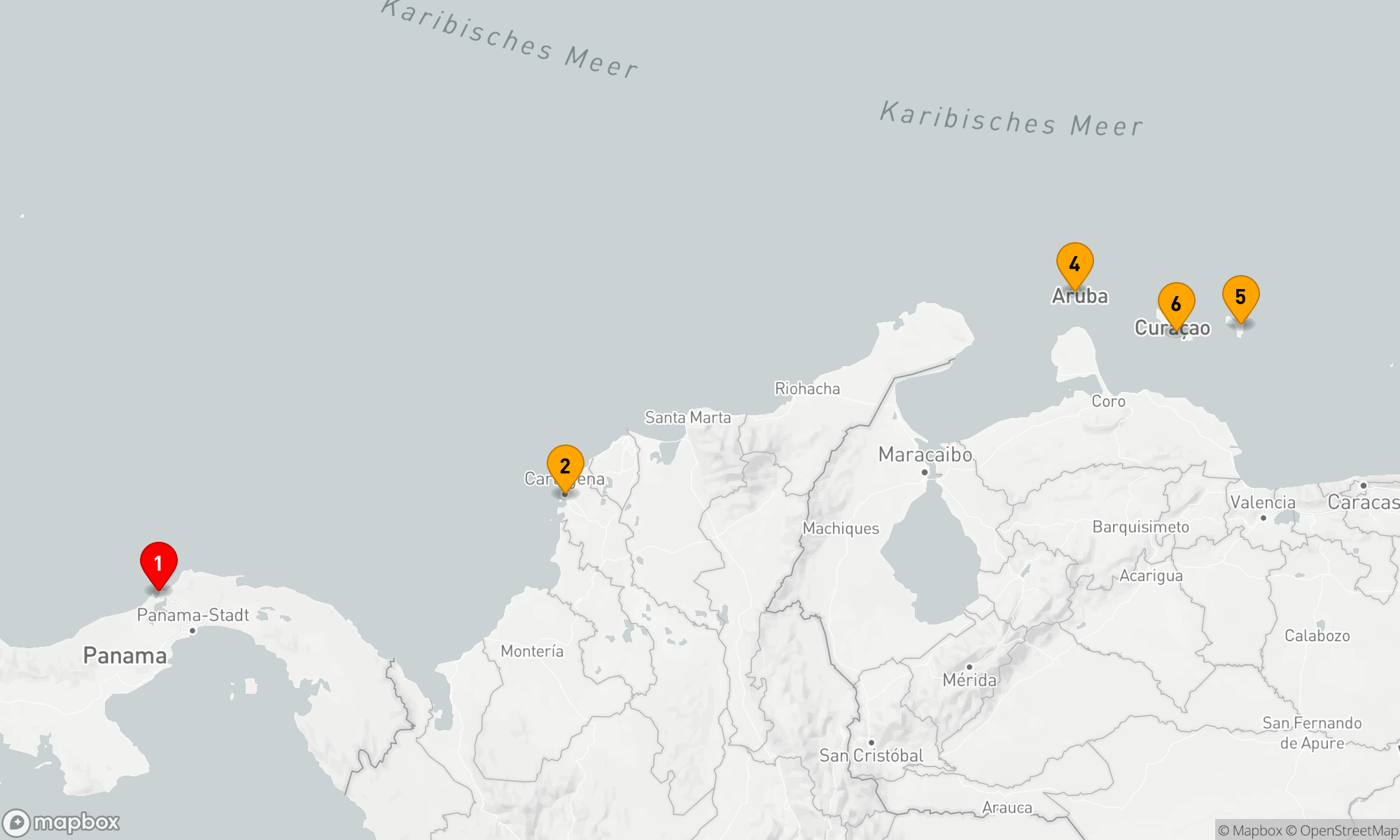 Route 7 Nächte - KREUZFAHRT IN DER SÜDLICHEN KARIBIK