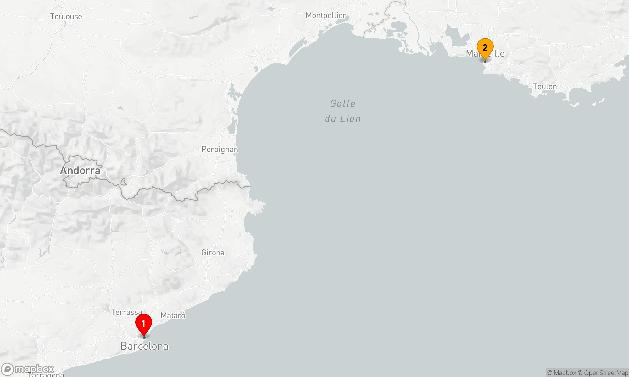 Route 1 Nacht - Mittelmeerzauber: Von der katalanischen Küste zur Provence