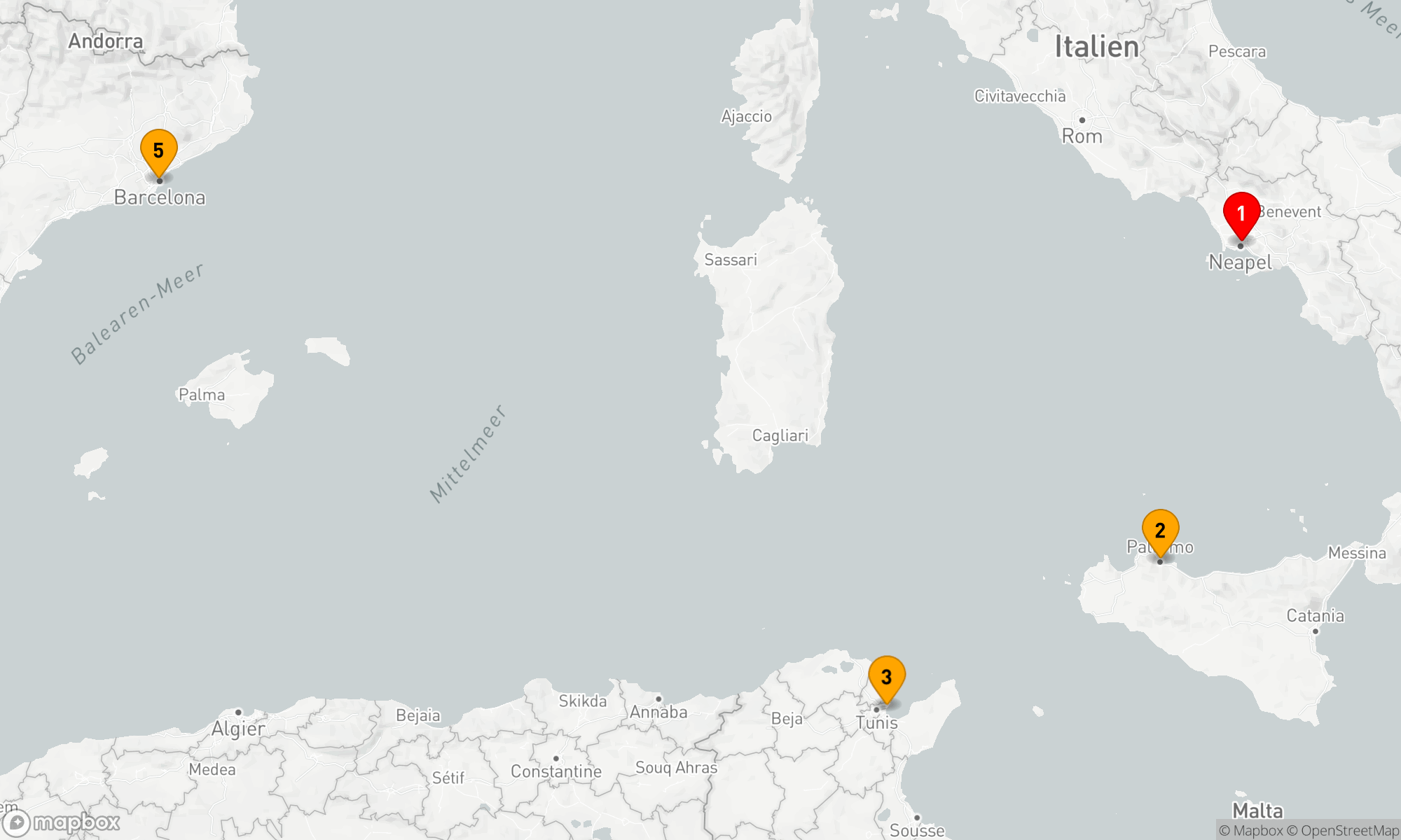 Route 4 Nächte - Mediterrane Entdeckungsreise der Sinne