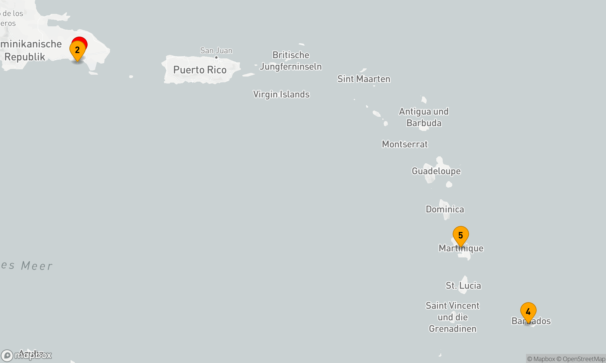 Route 4 Nächte - Karibikzauber: Von der Dominikanischen Republik nach Martinique