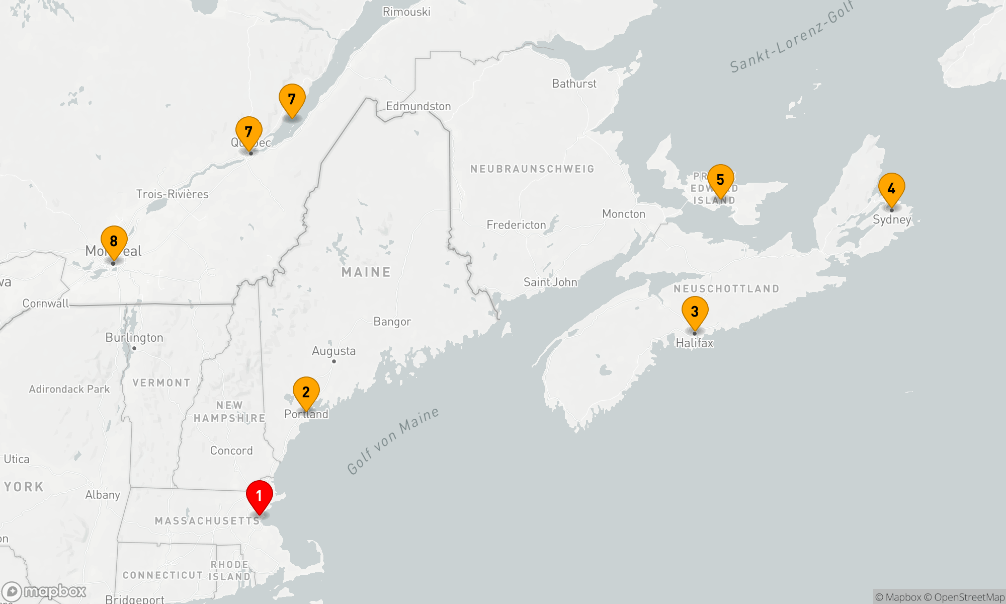 Route 14 Nächte - KANADA & NEW ENGLAND: MARITIMES & MONTREAL SAMMLER
