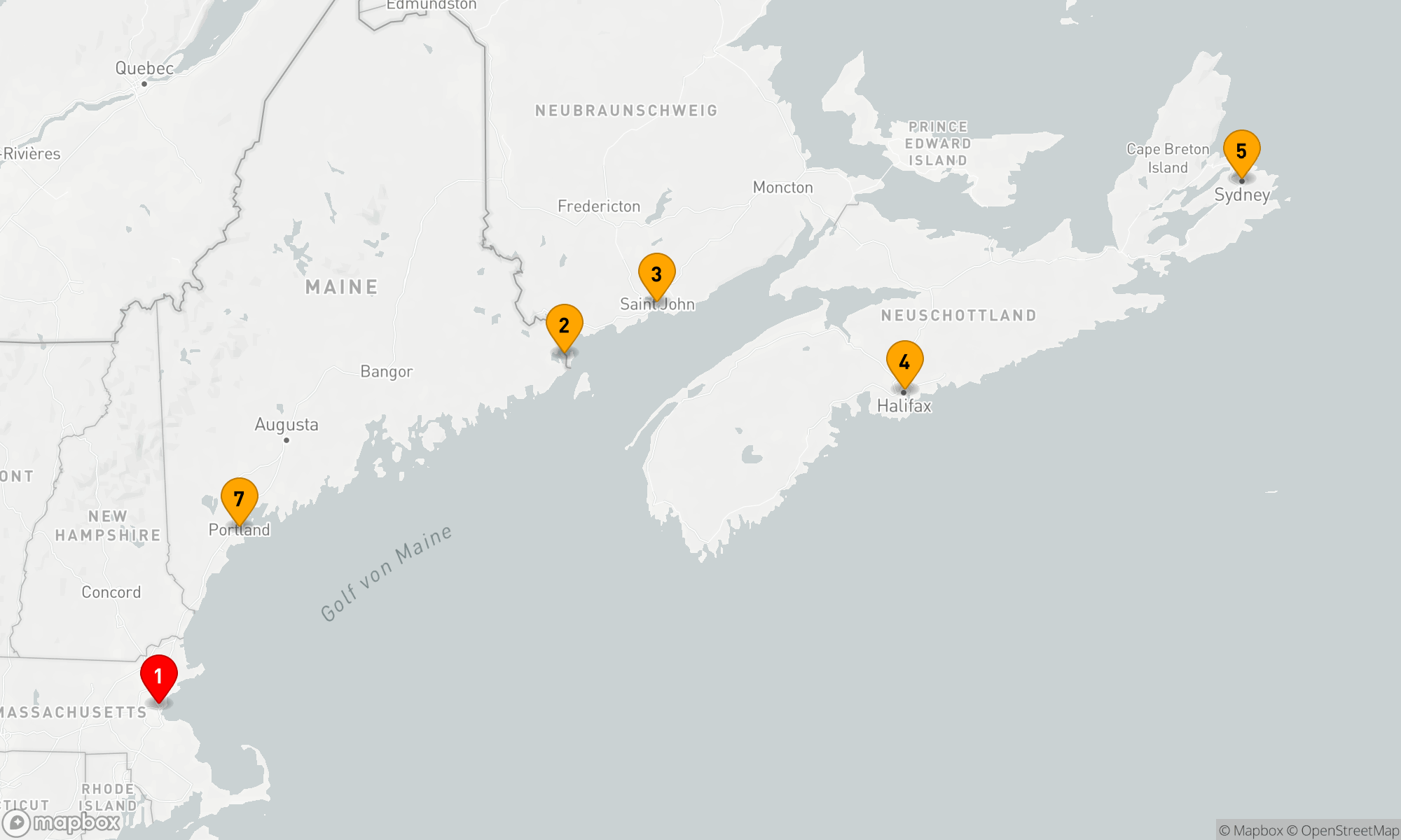 Route 7 Nächte - KANADA & NEW ENGLAND CIRCLE: NEW BRUNSWICK